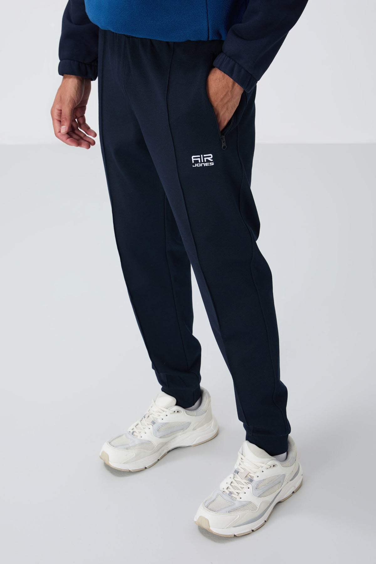 Navy Blue Jogger Men's Tracksuit Bottom - 82113