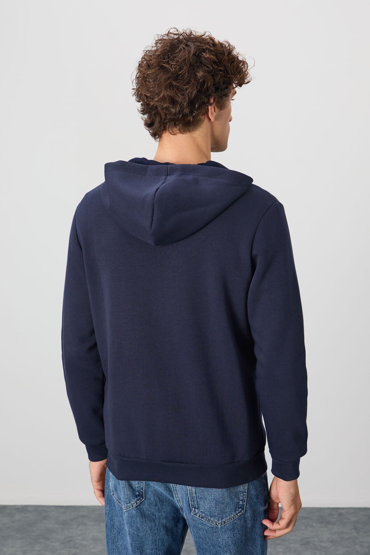Hector Lacivert Hooded Men's Sweatshirt - 88139