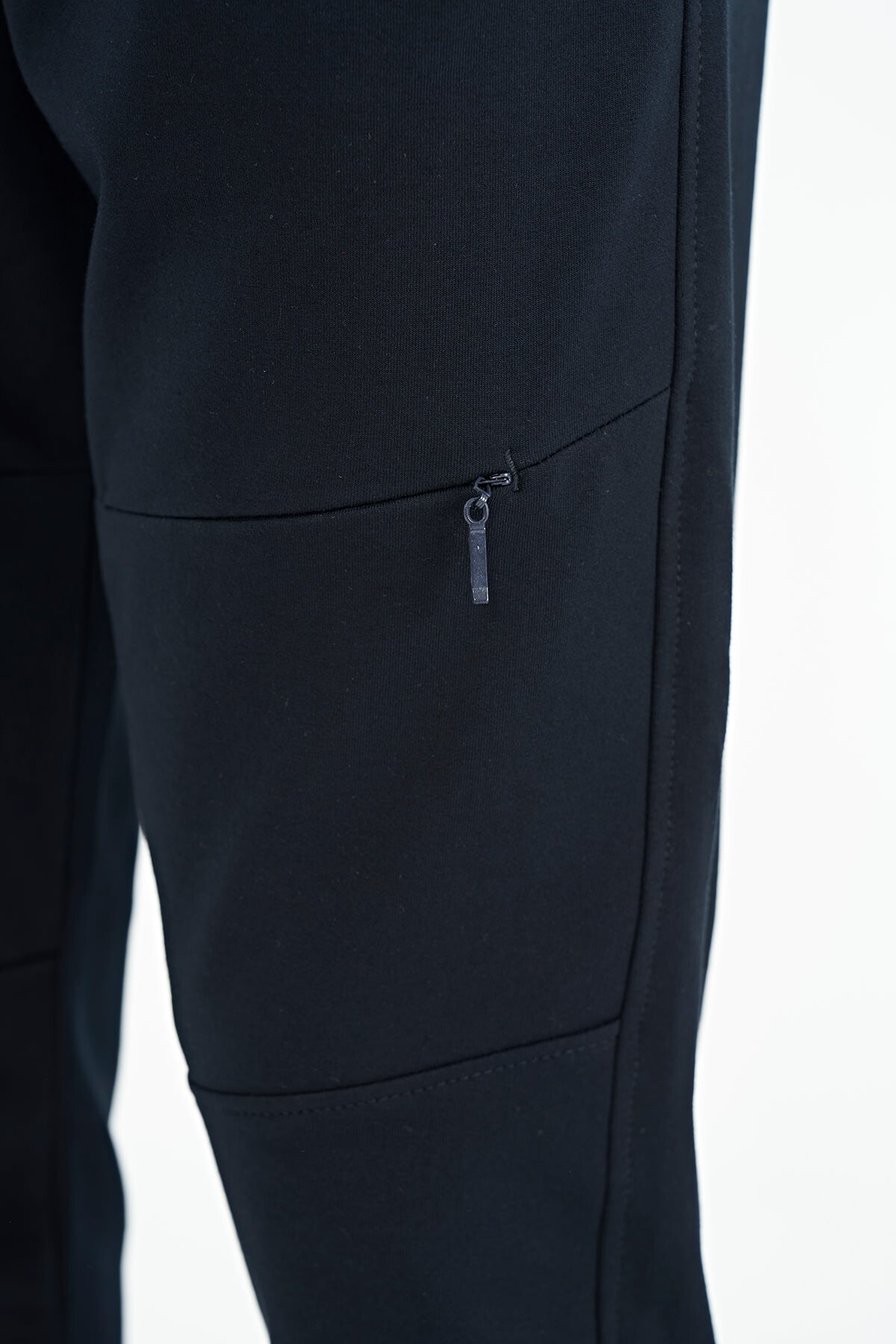 Navy Blue Hidden Pocket Detailed Standard Fit Men's Jogger Tracksuit Bottom - 84958