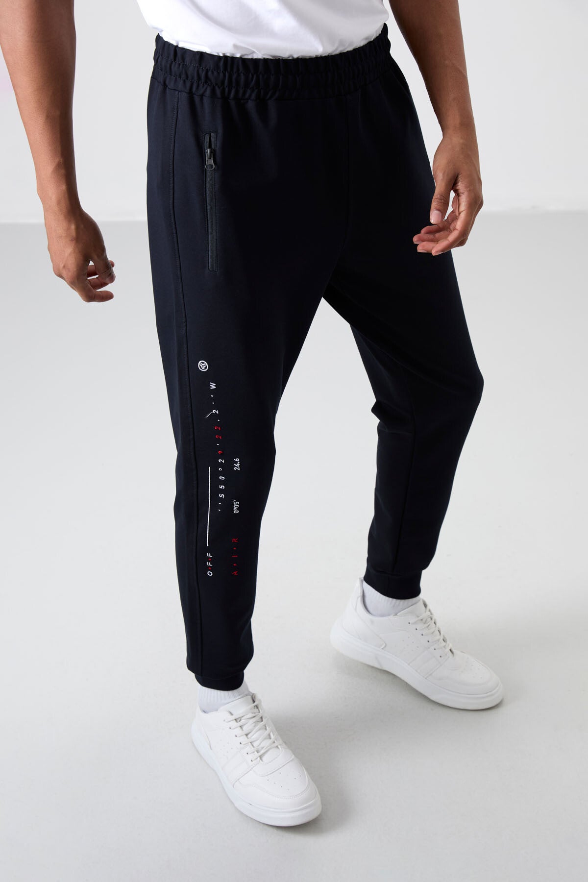 Rory Navy Blue Jogger Men's Tracksuit Bottom - 84909