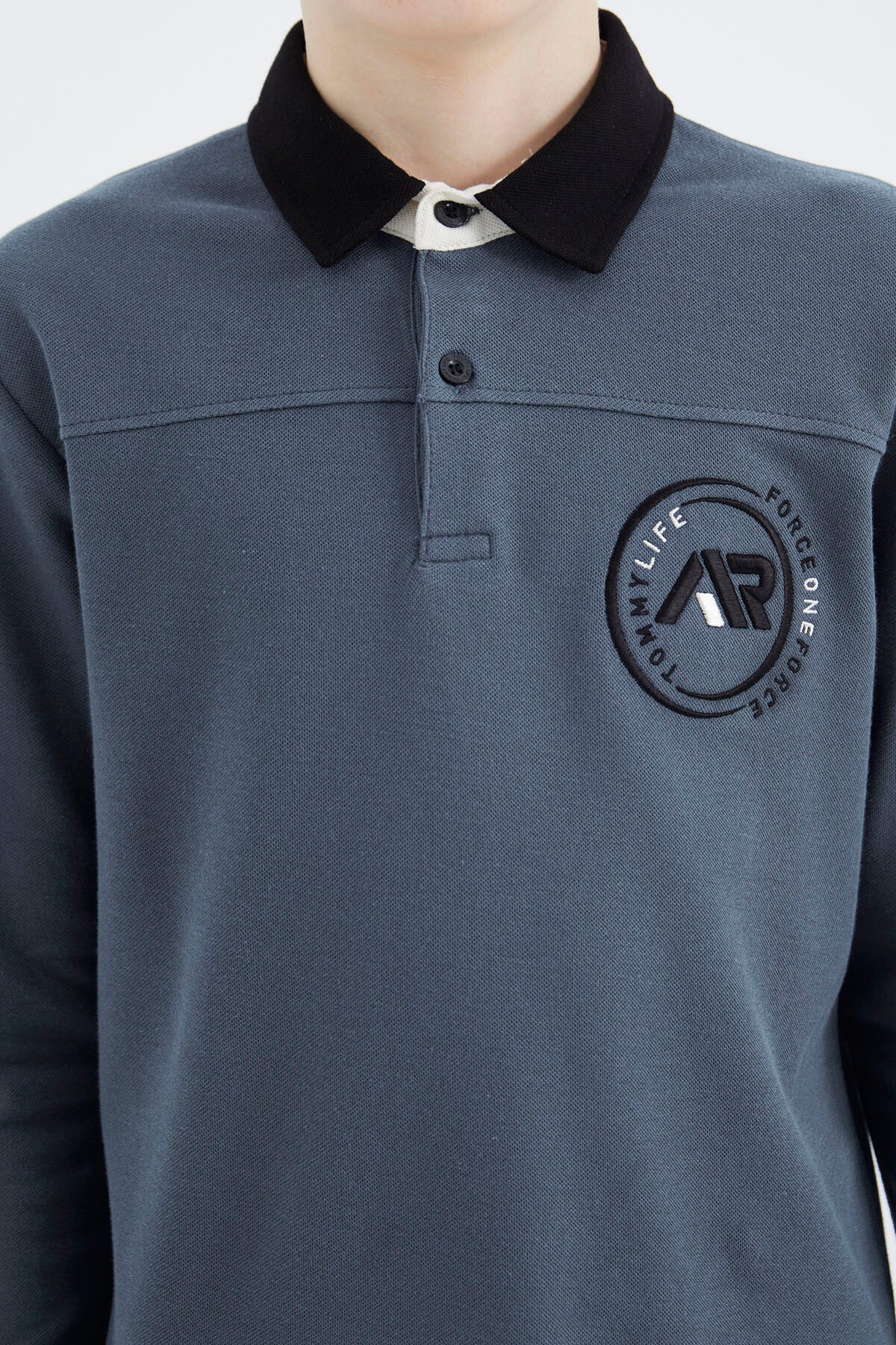 Forest Green Polo Collar Boys T-Shirt - 11172