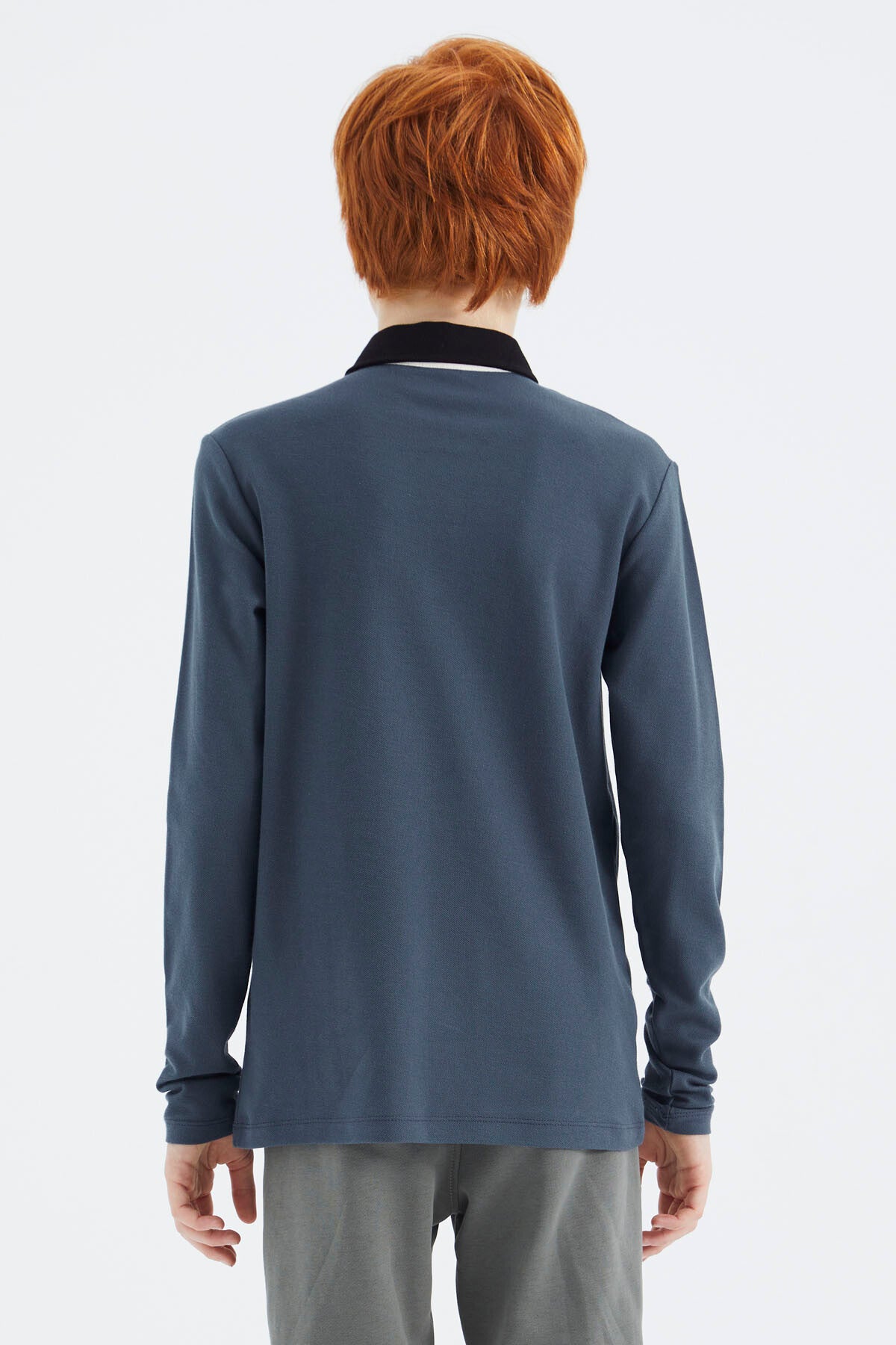 Forest Green Polo Collar Boys T-Shirt - 11172