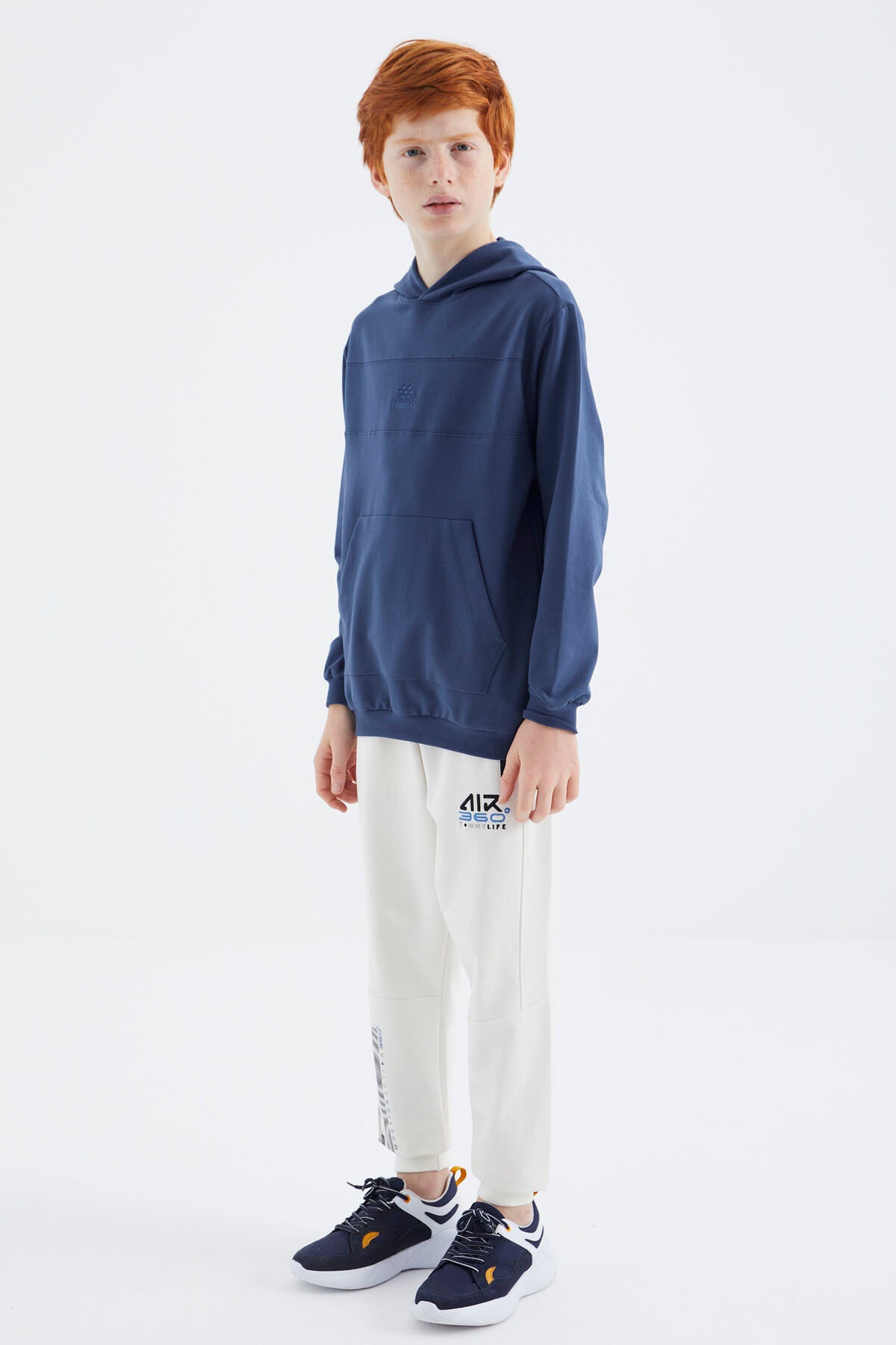 Parlament Hooded Basic Boys' Sweatshirt - 11181