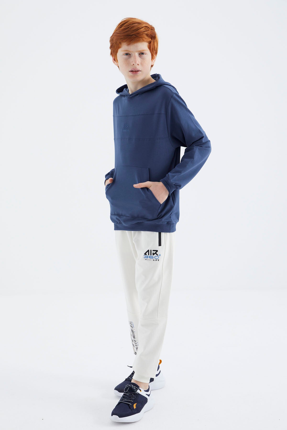 Parlament Hooded Basic Boys' Sweatshirt - 11181