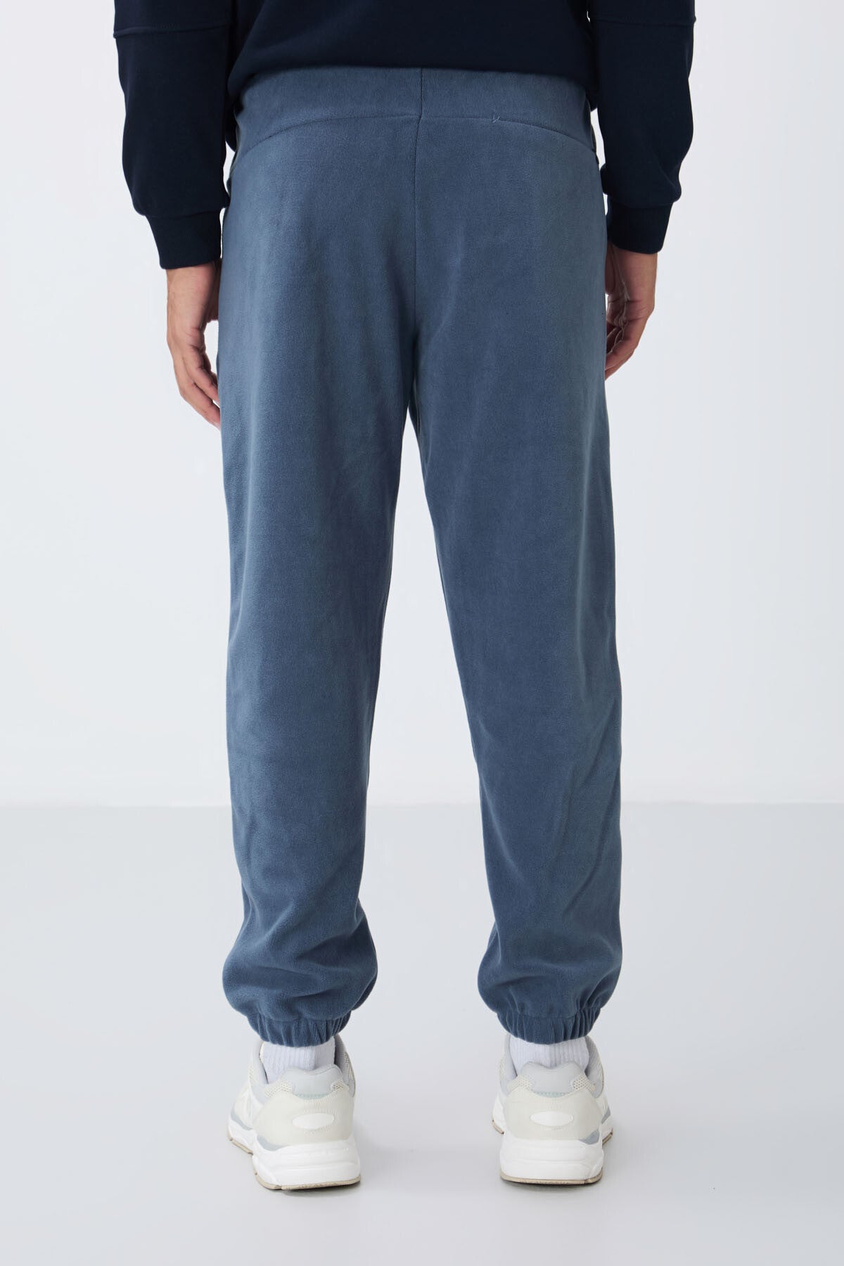 Petrol Hidden Zipper Comfort Fit Ribbed Cuff Polar Men's Tracksuit Bottom - 84866