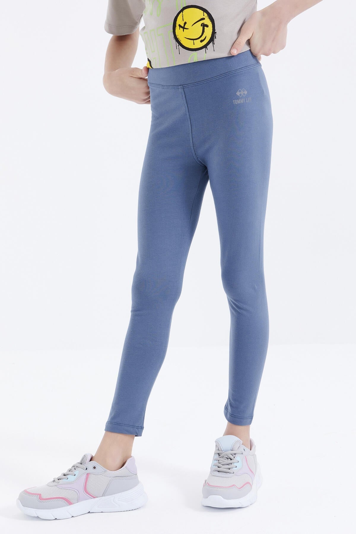 High Waist Slim Fit Girls' Tights - 75047