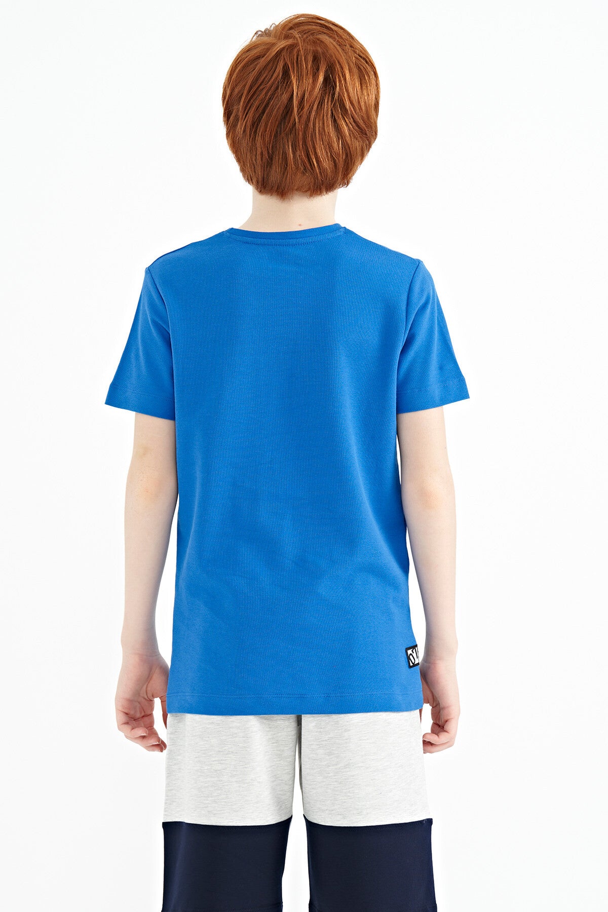 Saks Cep Detailed O Collar Standard Fit Boys T-Shirt - 11120