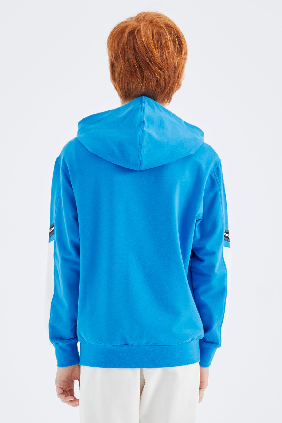Zippered Boys' Sweatshirt - 11180