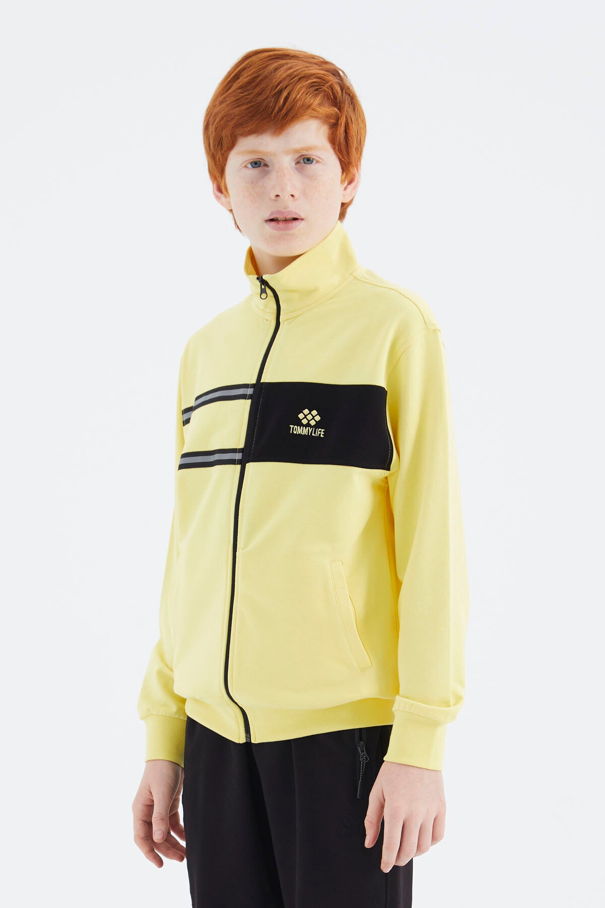 Yellow Collar Boys' Sweatshirt - 11183