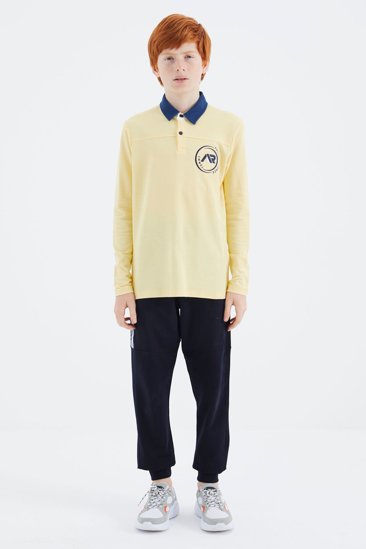 Yellow Polo Collar Boys T-Shirt - 11172