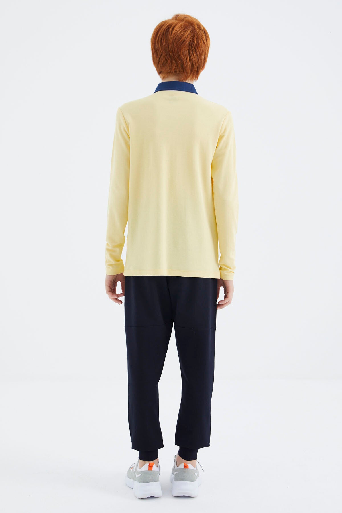 Yellow Polo Collar Boys T-Shirt - 11172