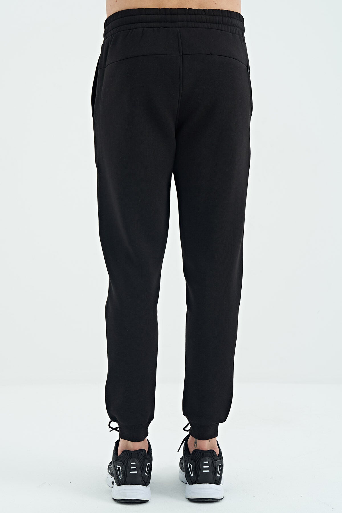 Sean Black Brushed Men's Tracksuit Bottom - 84928