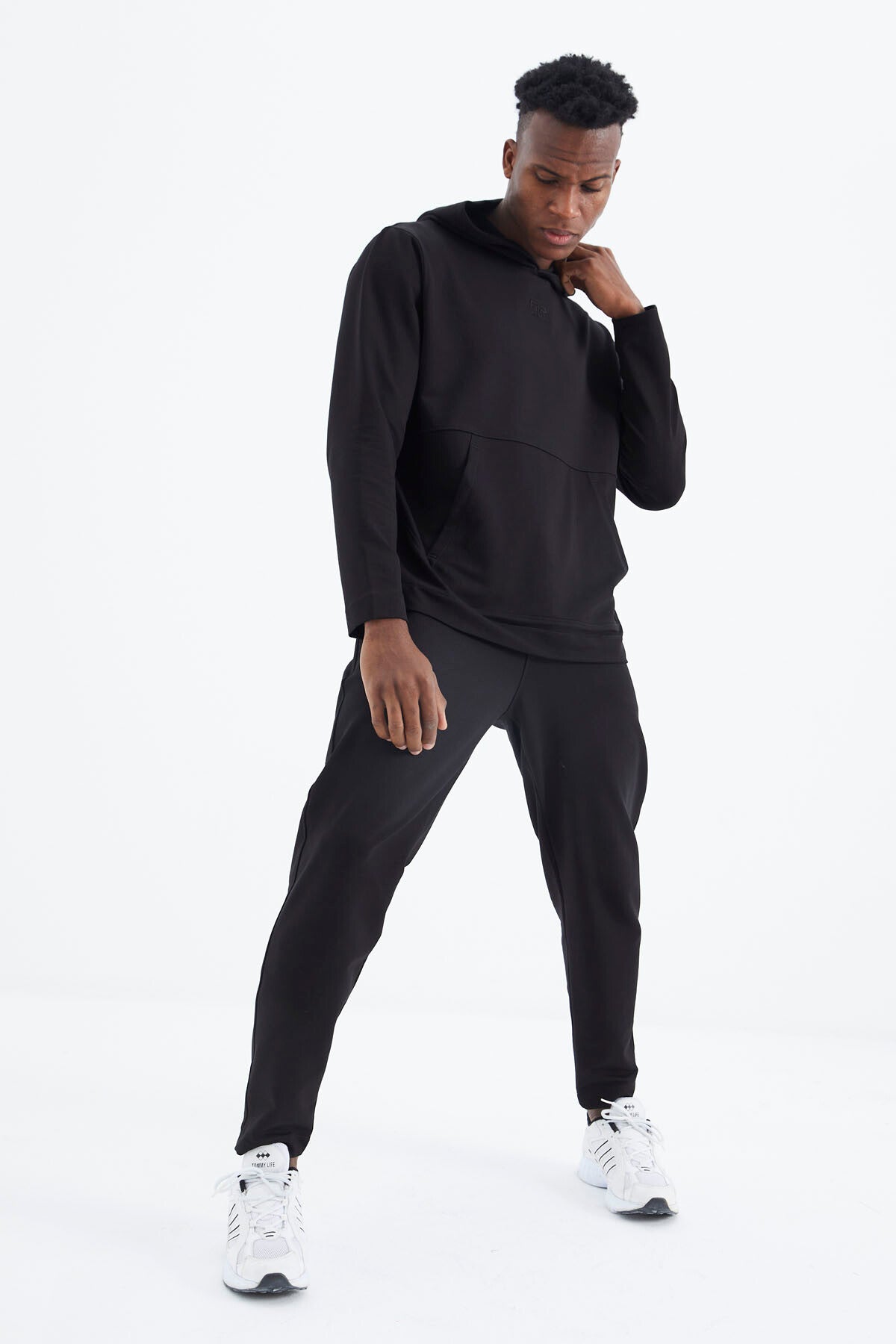 Rex Black Basic Men's Tracksuit Set - 85232