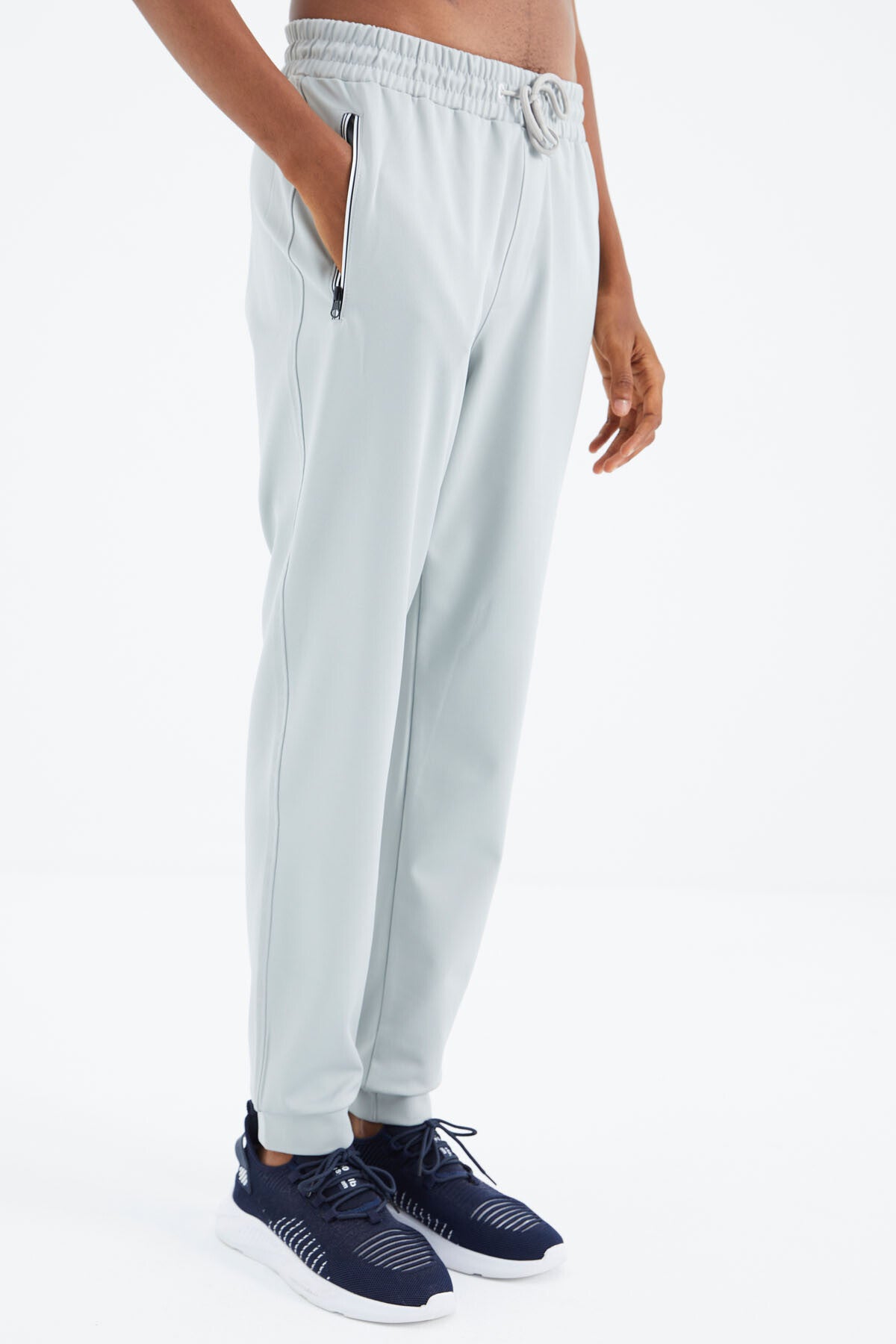 Stone Laced Pocket Detailed Relax Fit Men's Tracksuit Bottom - 84993