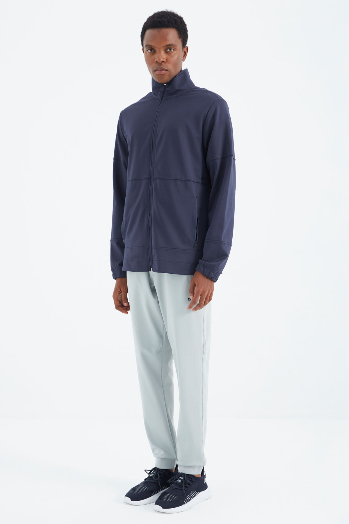 Stone Laced Pocket Detailed Relax Fit Men's Tracksuit Bottom - 84993