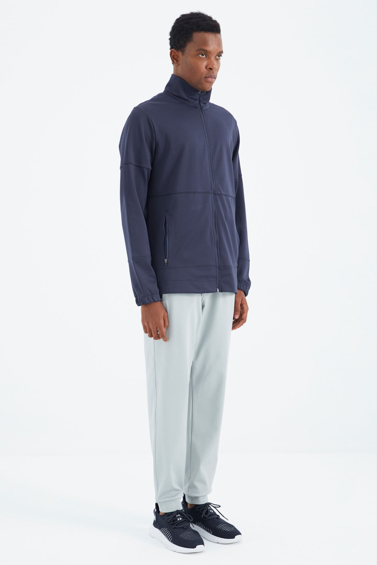 Stone Laced Pocket Detailed Relax Fit Men's Tracksuit Bottom - 84993