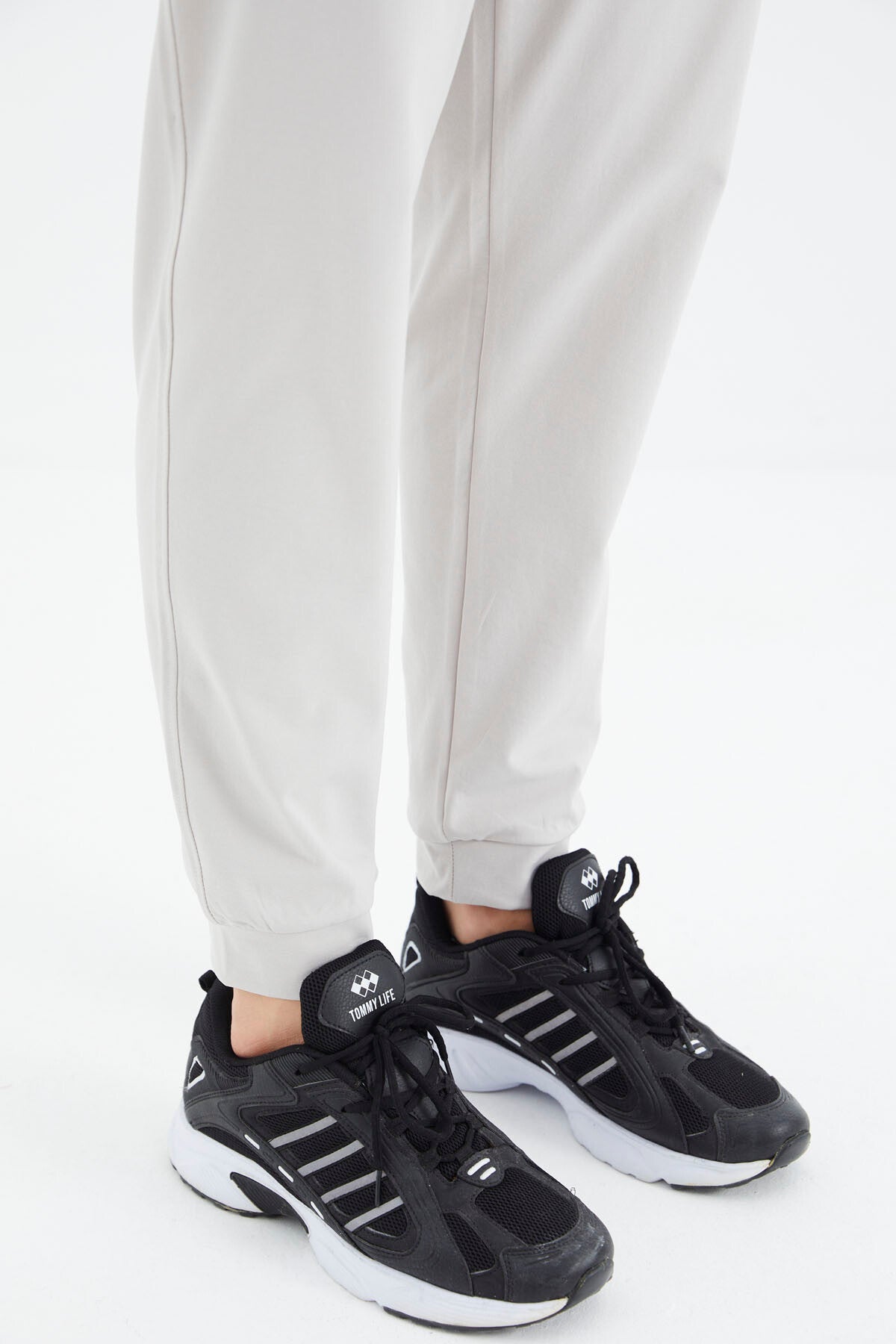 Stone Laced Pocket Detailed Relax Fit Men's Tracksuit Bottom - 84995