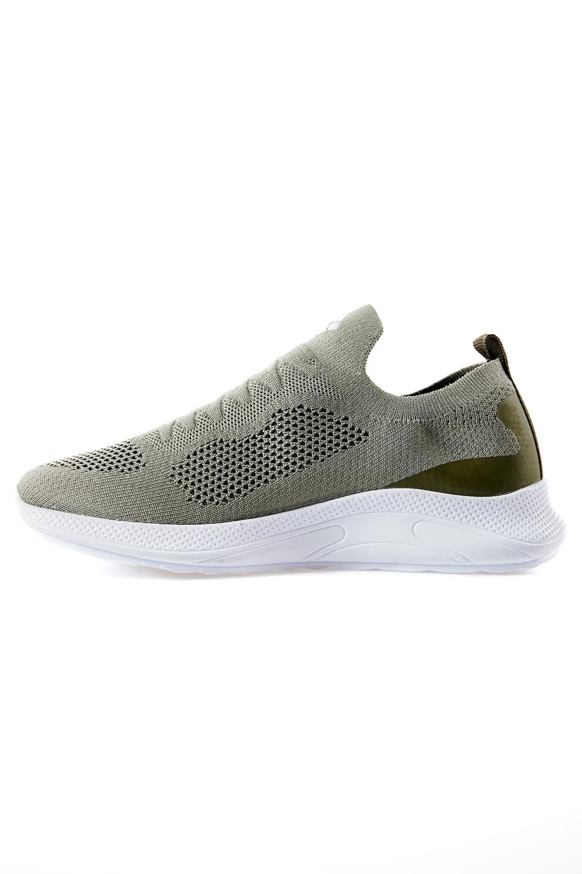 Green High Sole Slip-On Lightweight Flexible Women's Sports Shoes - 89207