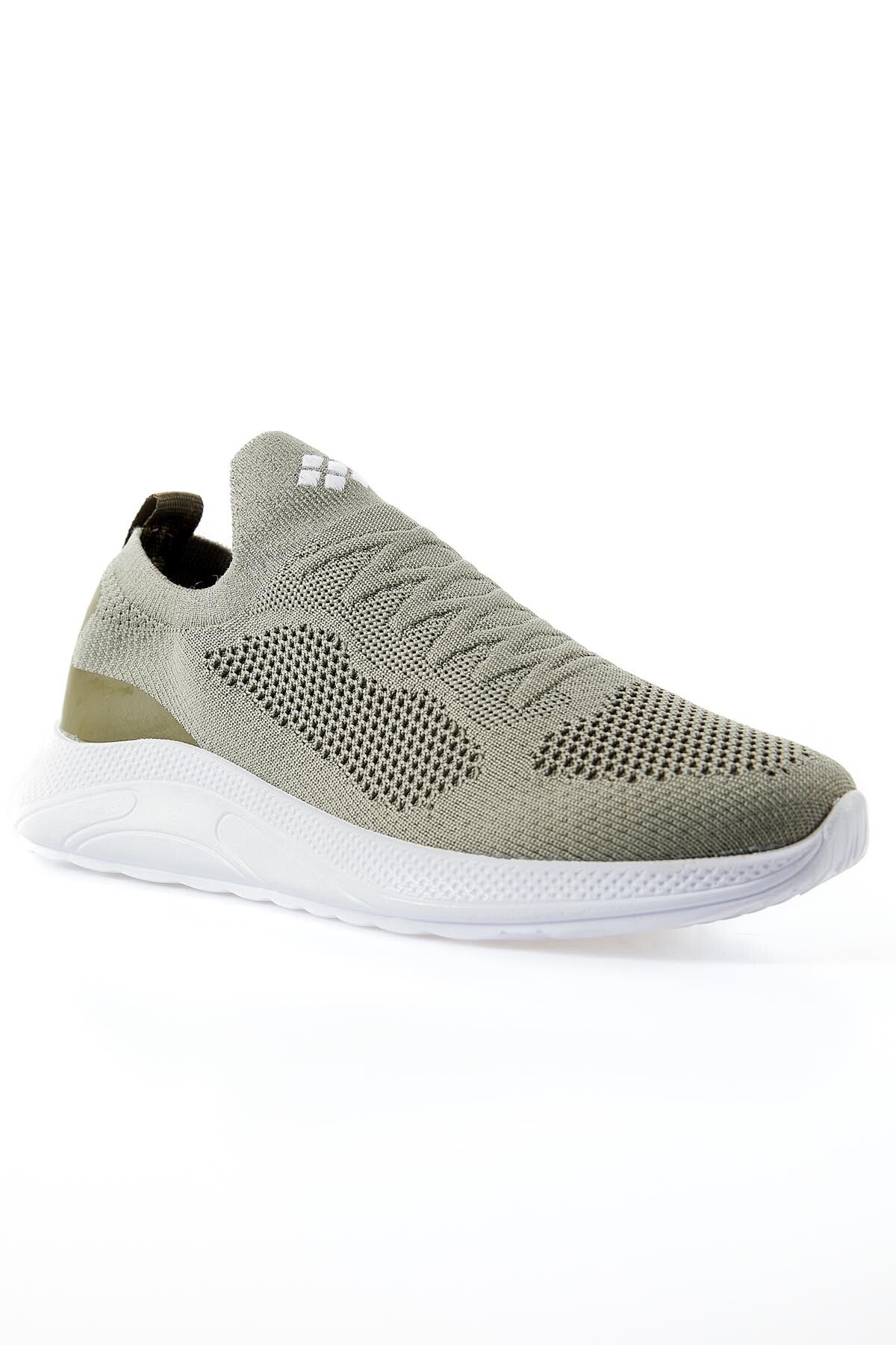Green High Sole Slip-On Lightweight Flexible Women's Sports Shoes - 89207
