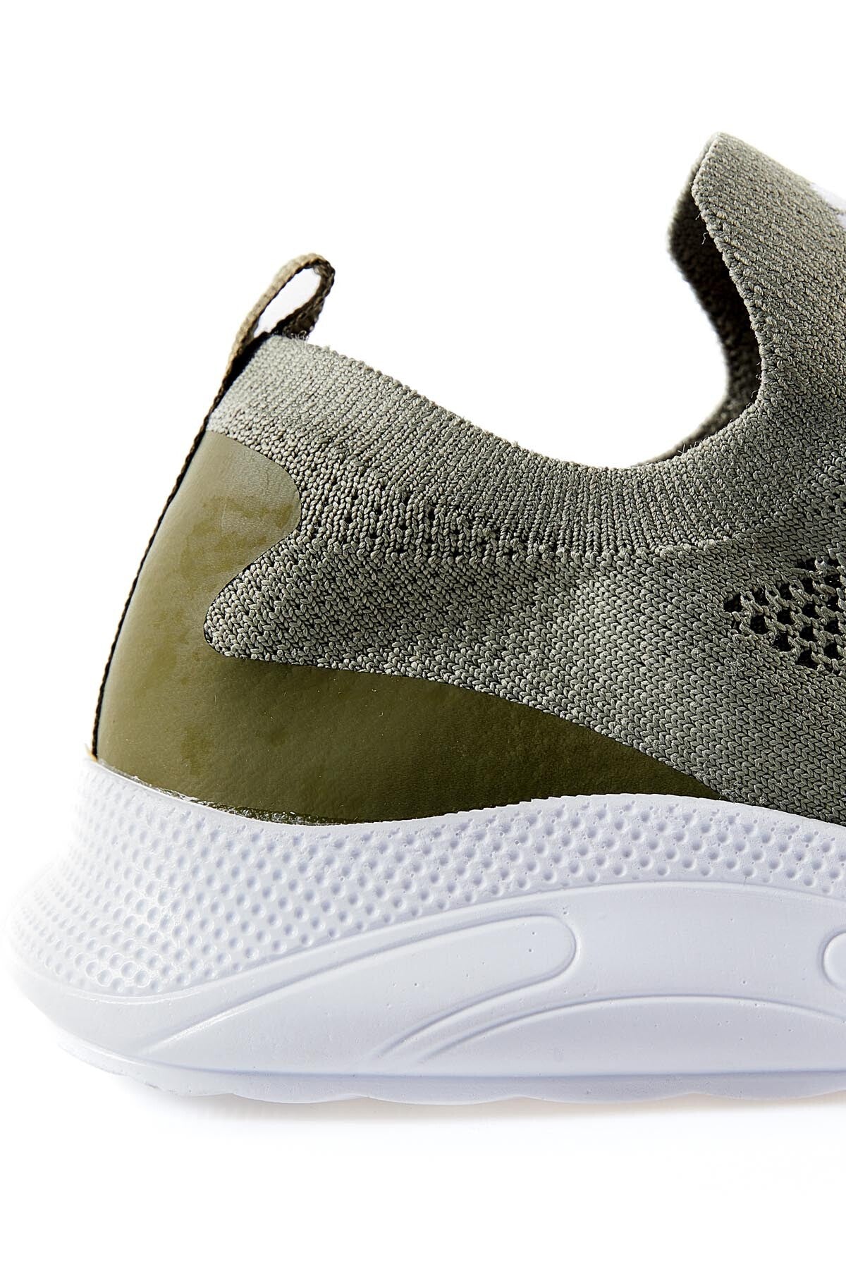 Green High Sole Slip-On Lightweight Flexible Women's Sports Shoes - 89207