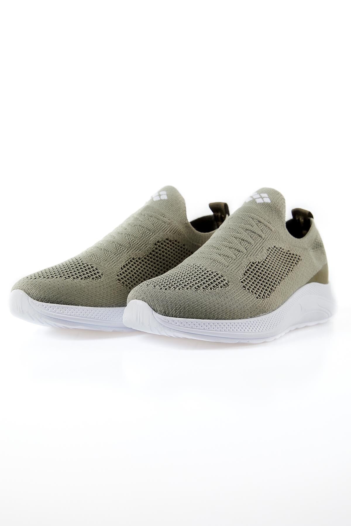 Green High Sole Slip-On Lightweight Flexible Women's Sports Shoes - 89207