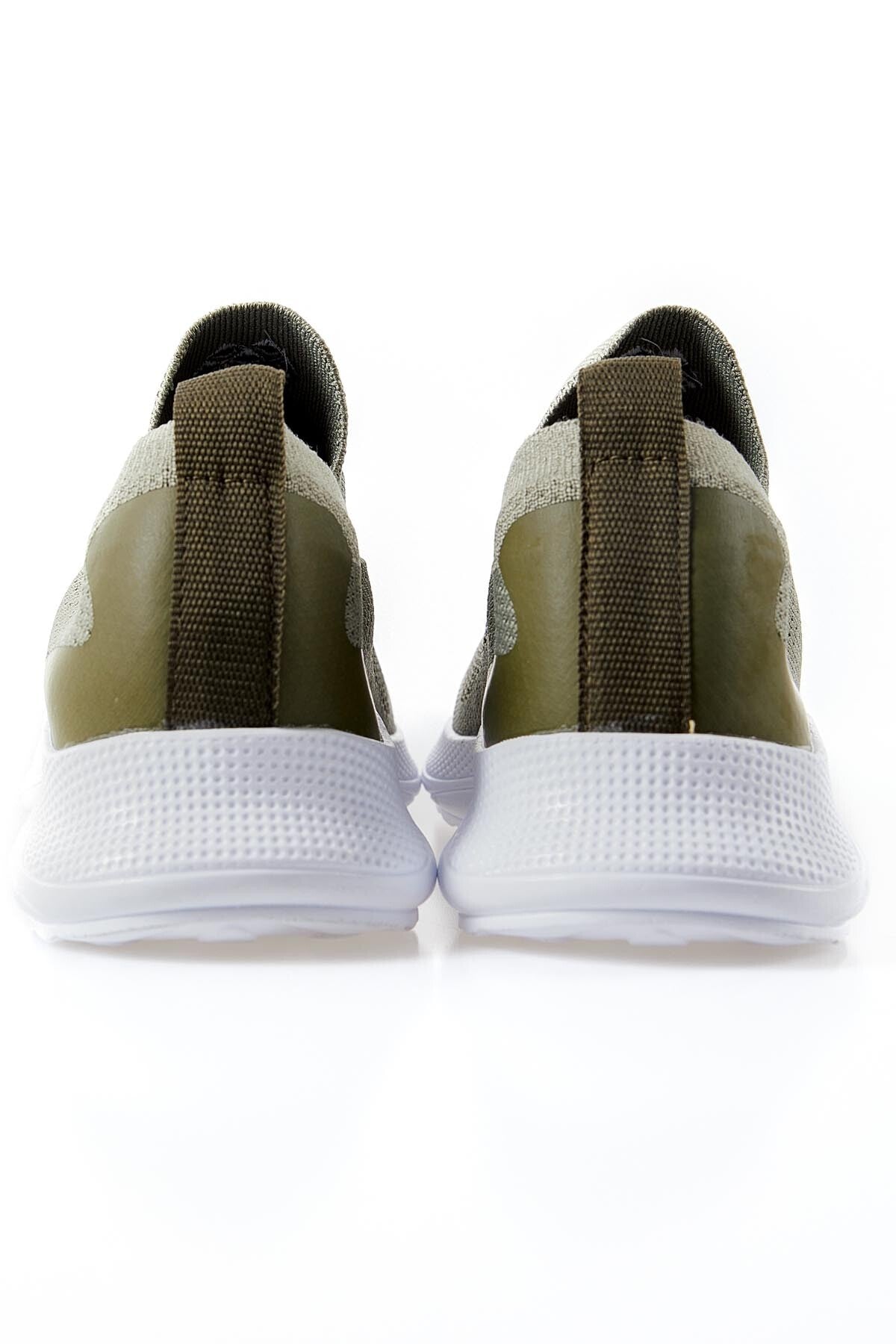 Green High Sole Slip-On Lightweight Flexible Women's Sports Shoes - 89207
