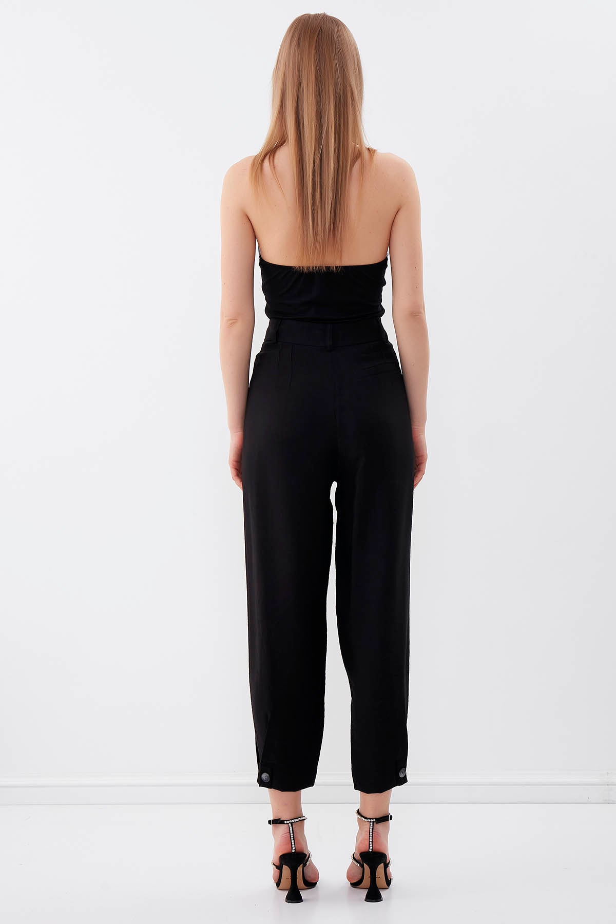 HIGH-WAIST TROUSERS