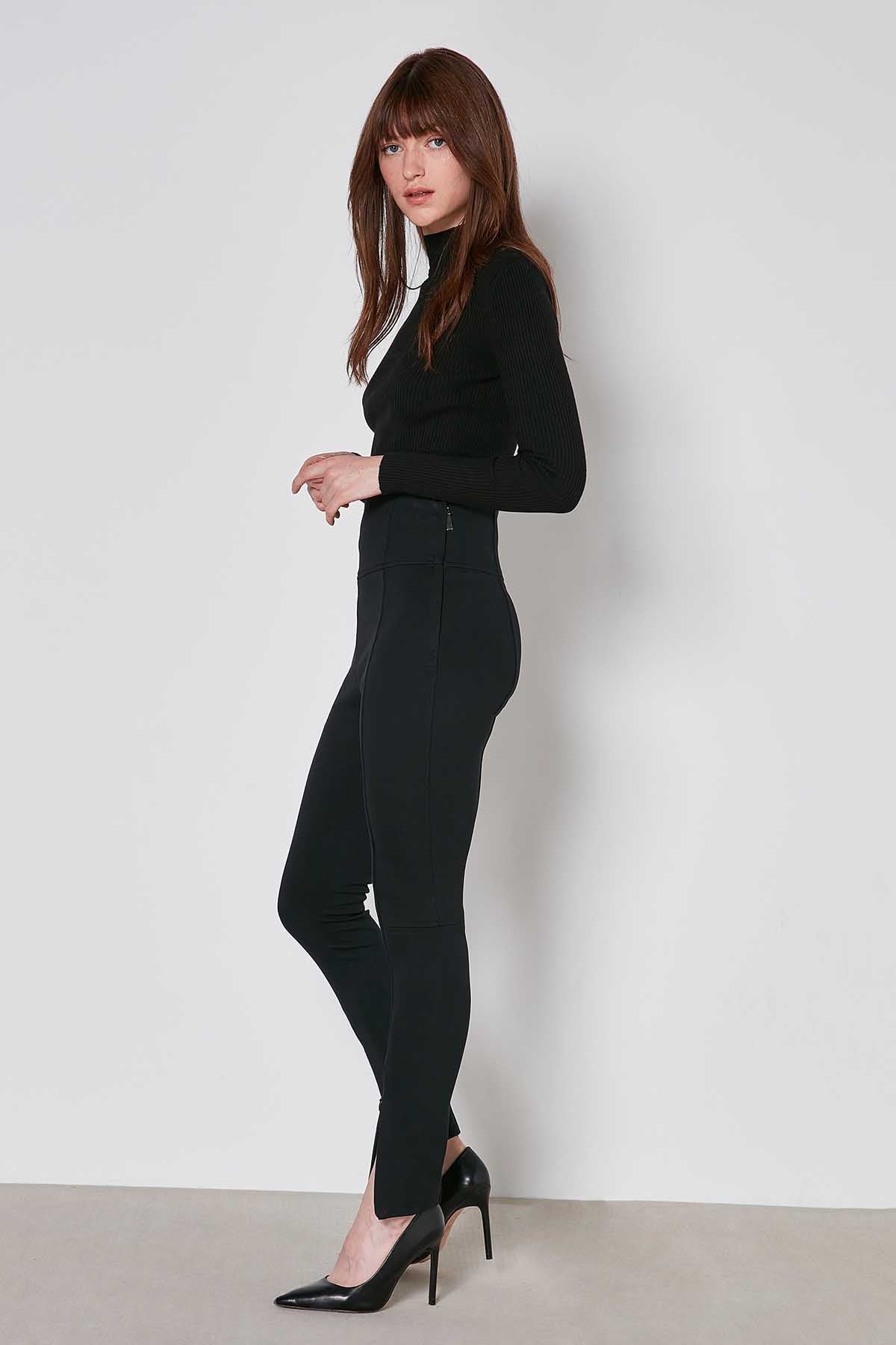 ZIP KNITTED TIGHTS