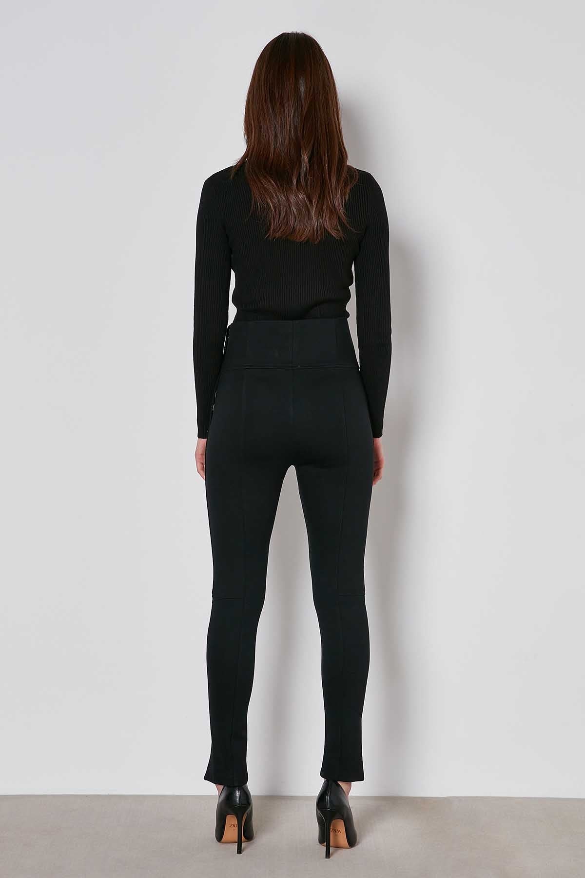 ZIP KNITTED TIGHTS