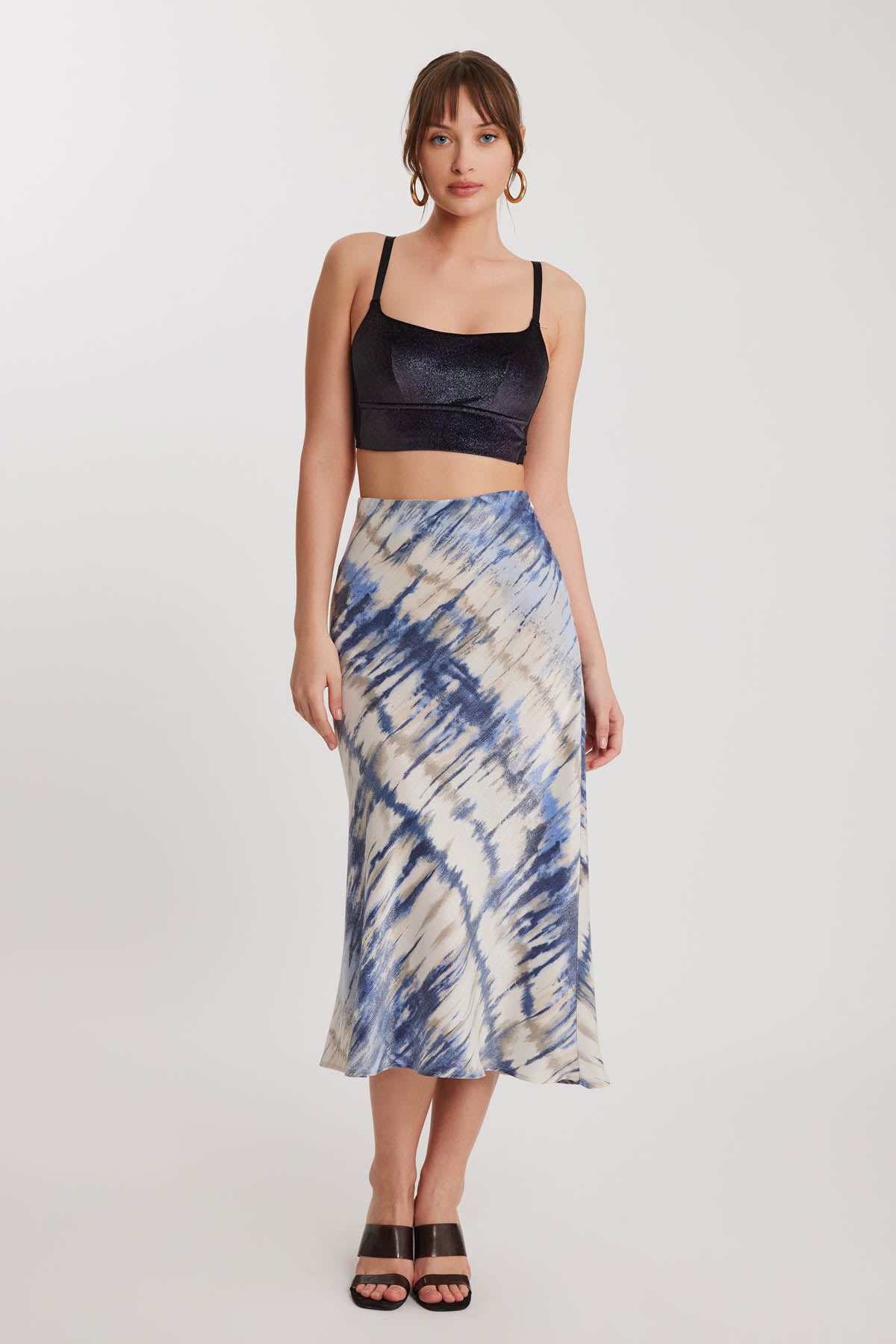 BRIGHT PATTERN MIDSIZE SKIRT
