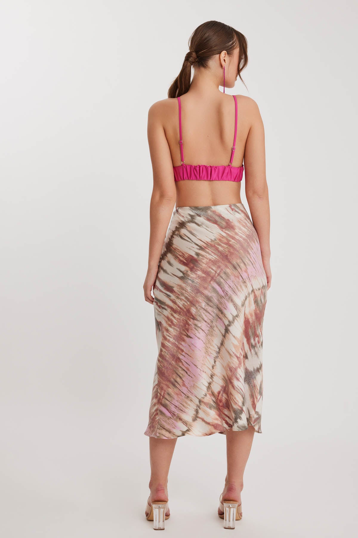 BRIGHT PATTERN MIDSIZE SKIRT