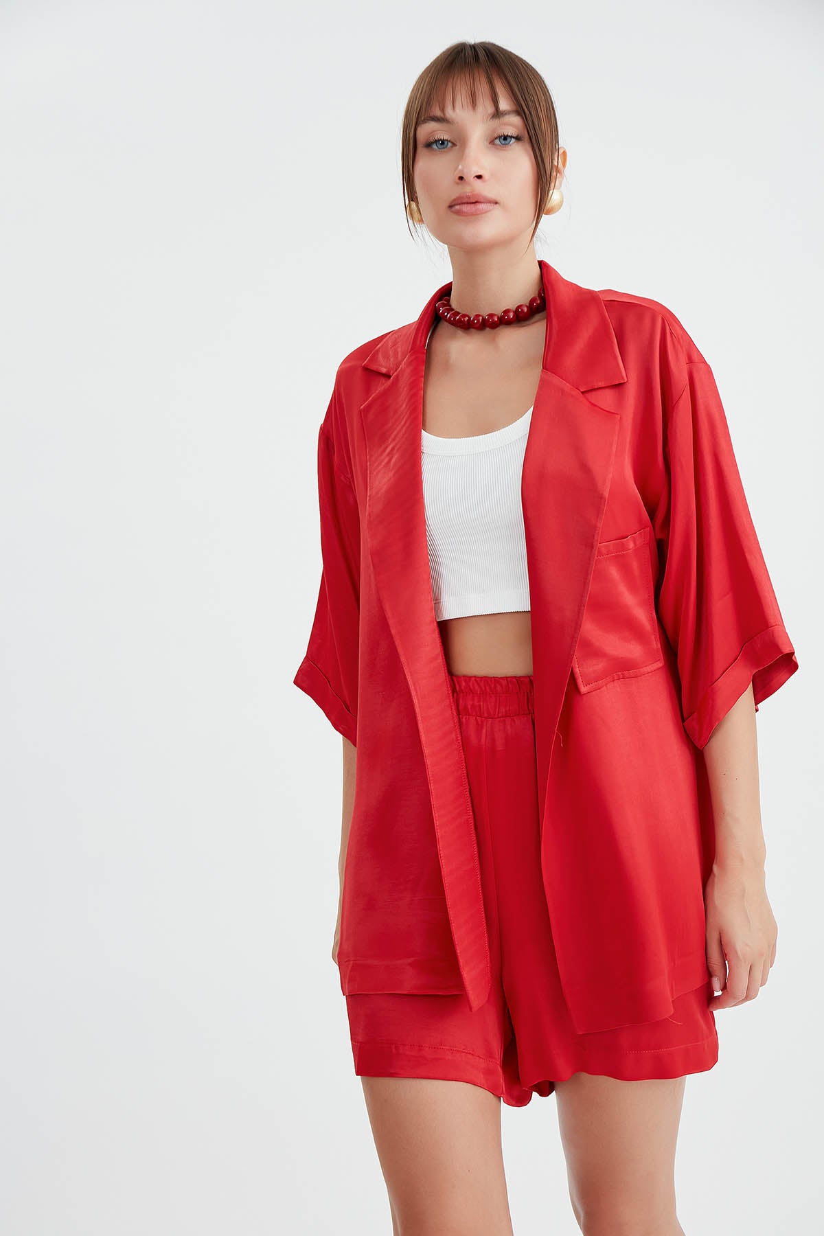 BRIGHT SATIN SALSA JACKET