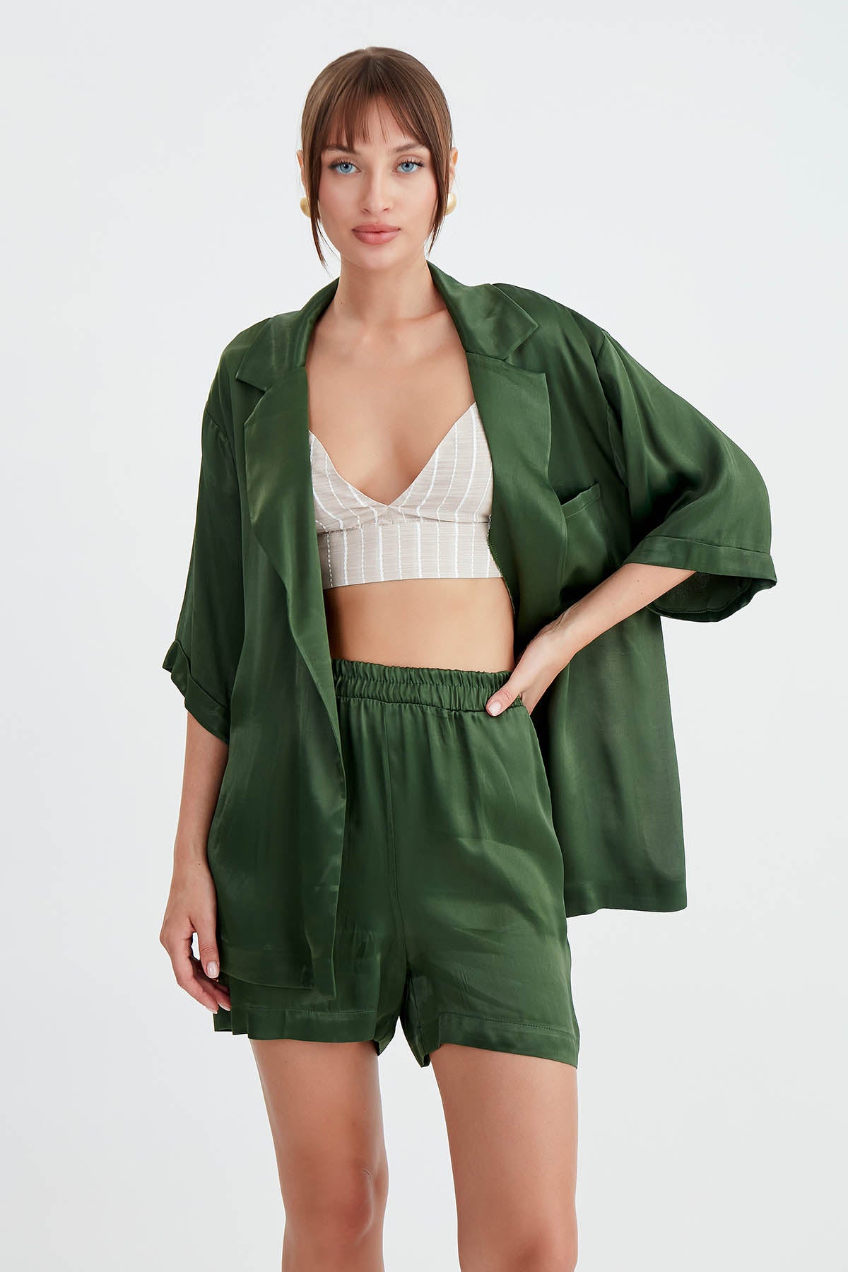 BRIGHT SATIN SALSA JACKET