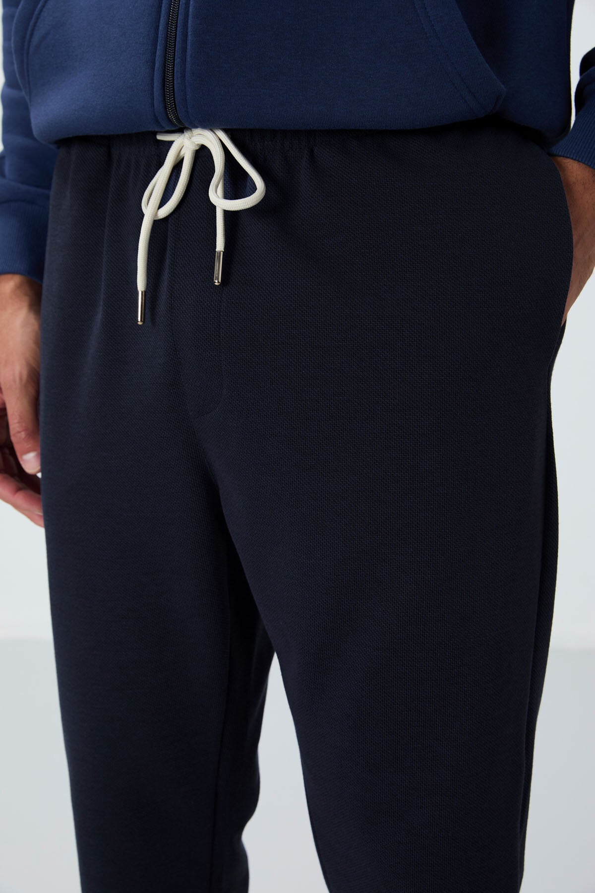 Textured Surface Parliament Standard Fit Men's Tracksuit Bottom - 82155