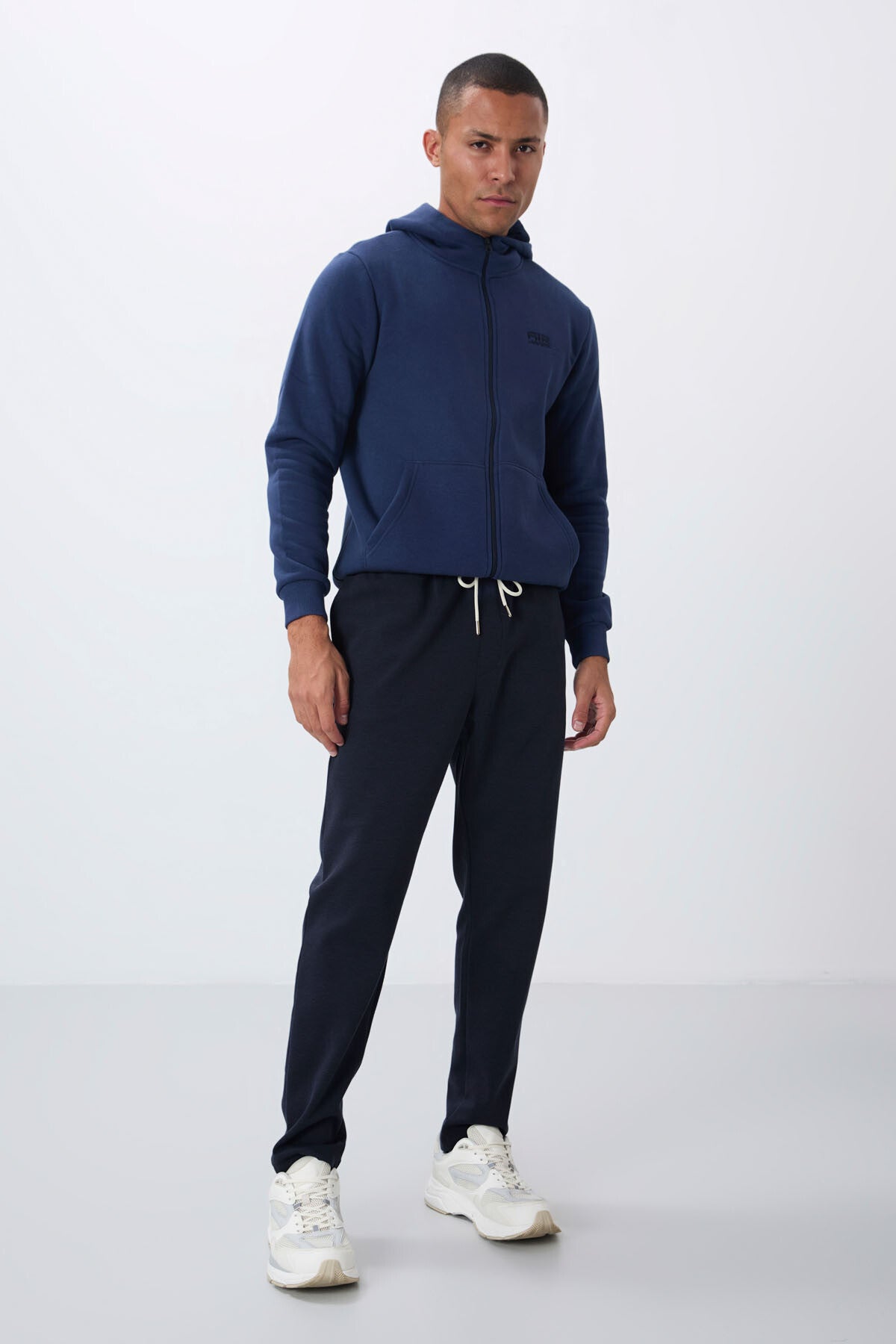 Textured Surface Parliament Standard Fit Men's Tracksuit Bottom - 82155