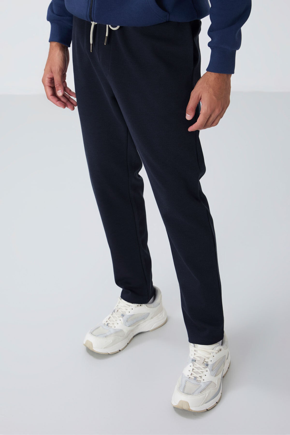Textured Surface Parliament Standard Fit Men's Tracksuit Bottom - 82155