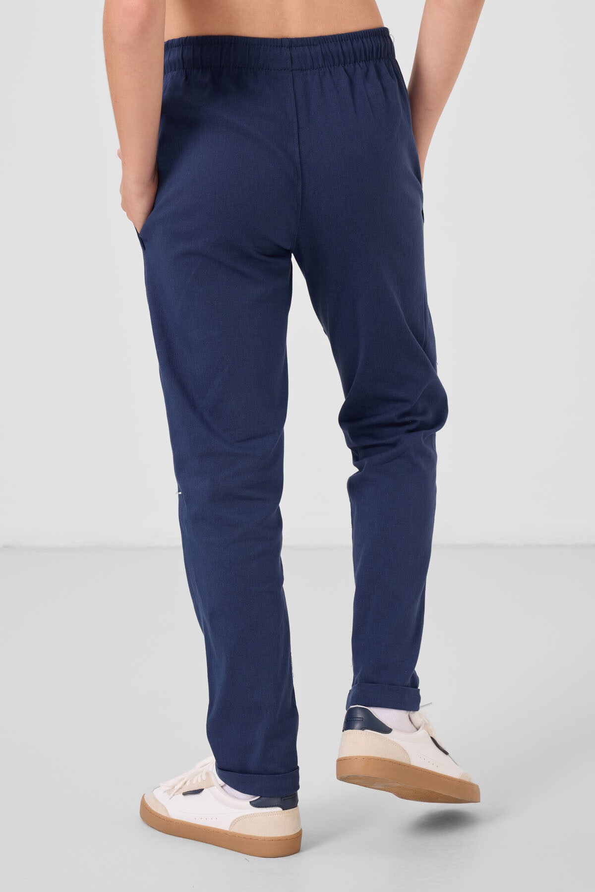 Standard Fit Weaving Lightweight Flexible Chino Boys Trousers - 11272