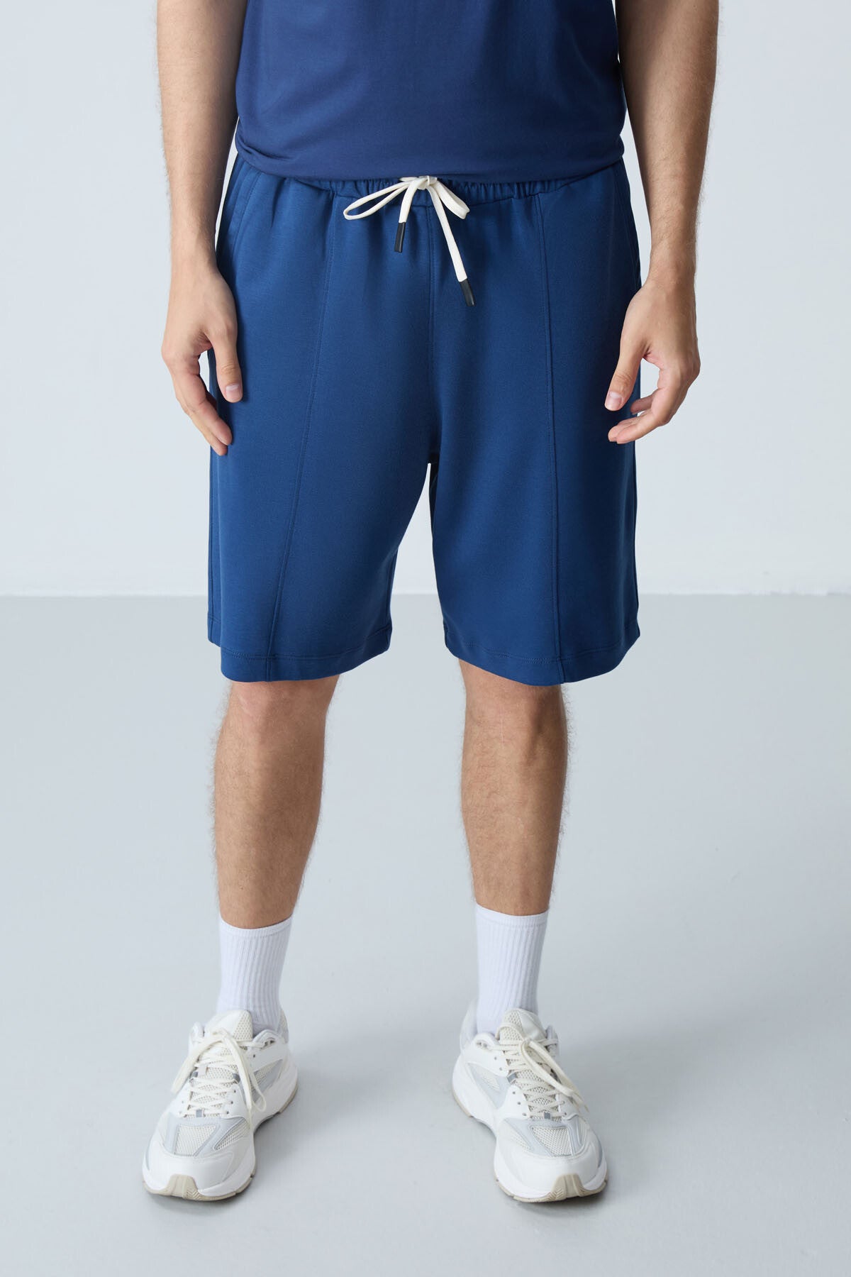 Parlament Cotton Thick Soft Textured Standard Fit Basic Men's Shorts - 81277