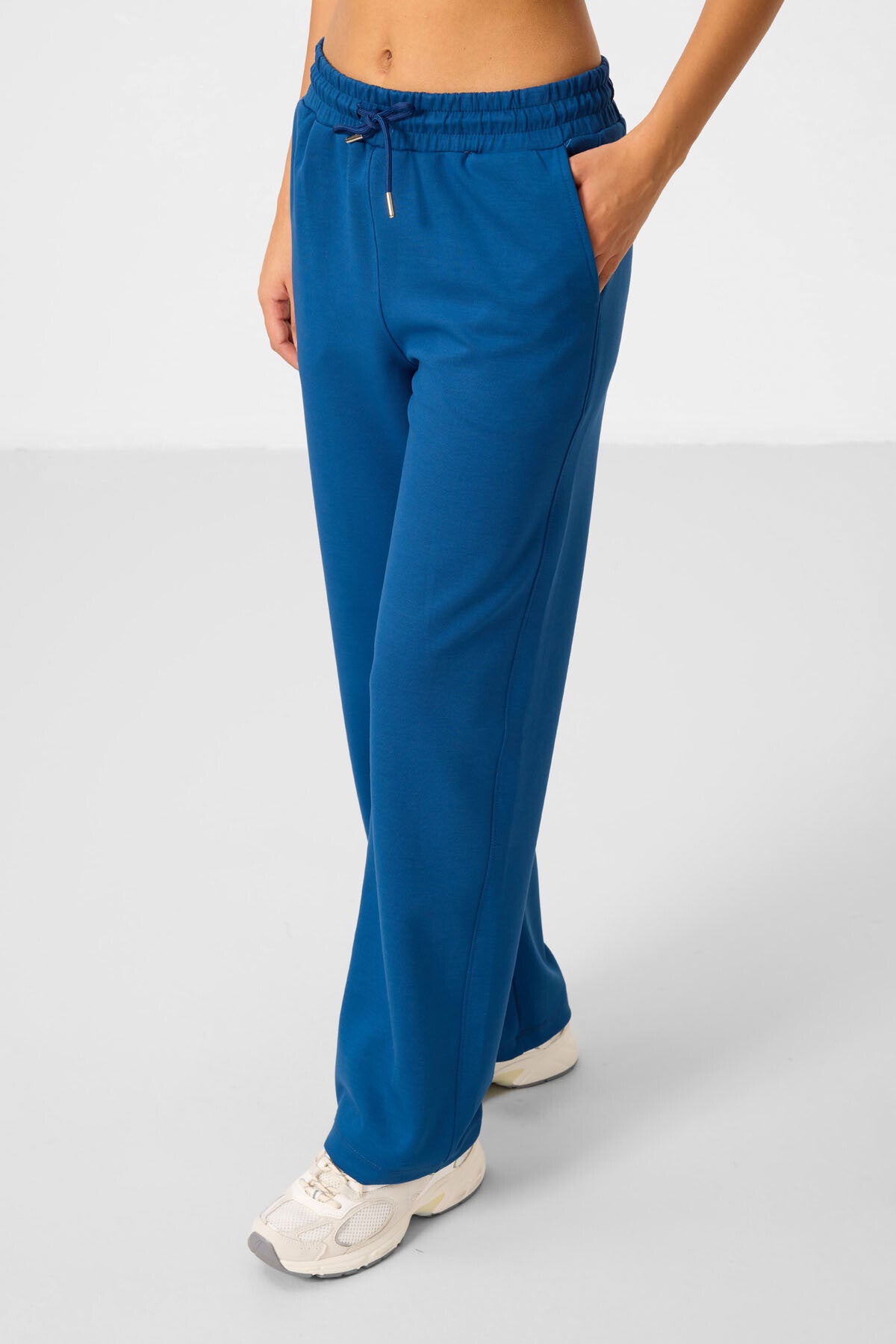 Parliament Soft Textured Hooded Oversize Women's Tracksuit Tunic Set - 95348