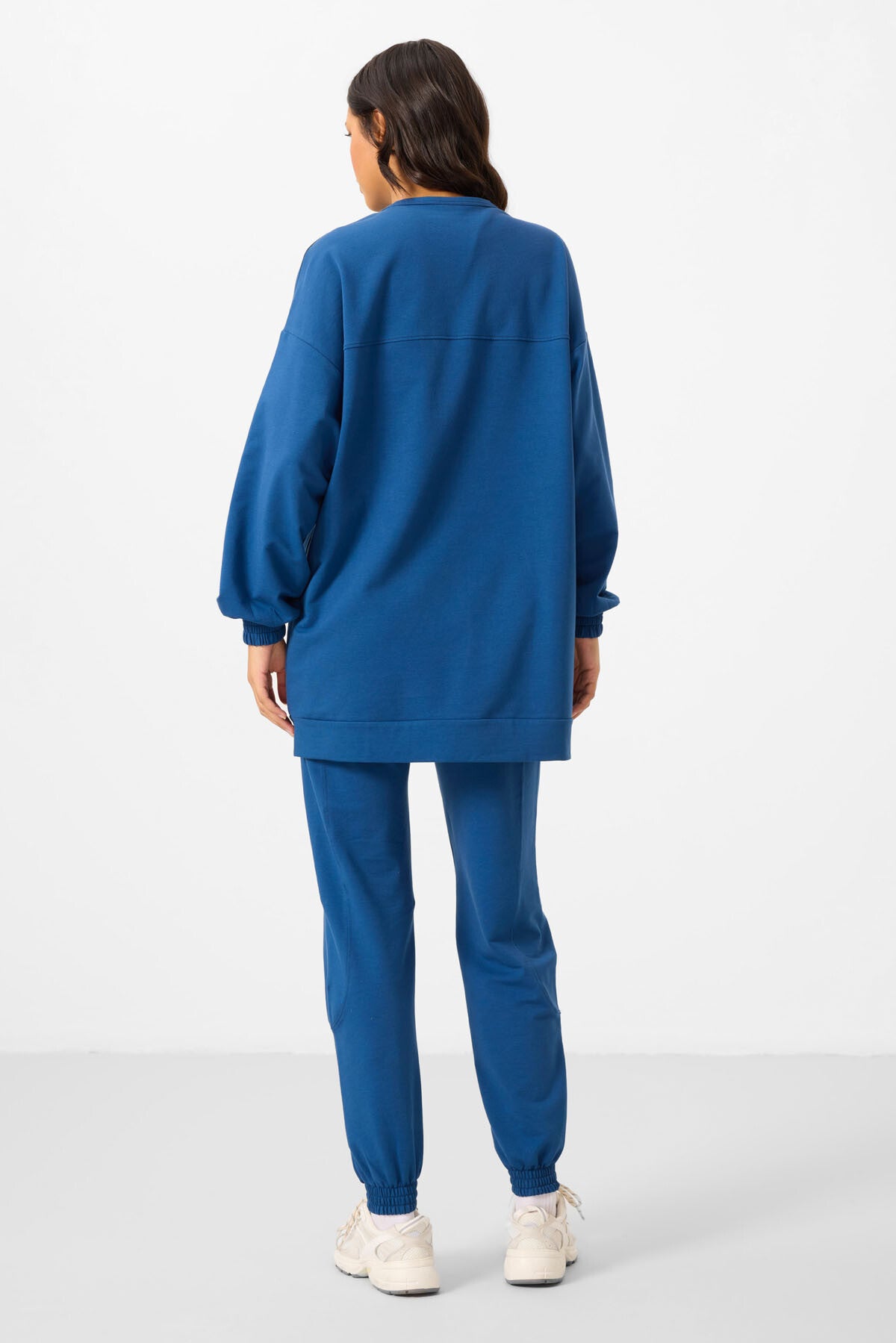 Parliament O Collar Basic Oversize Women's Tracksuit Tunic Set - 95347