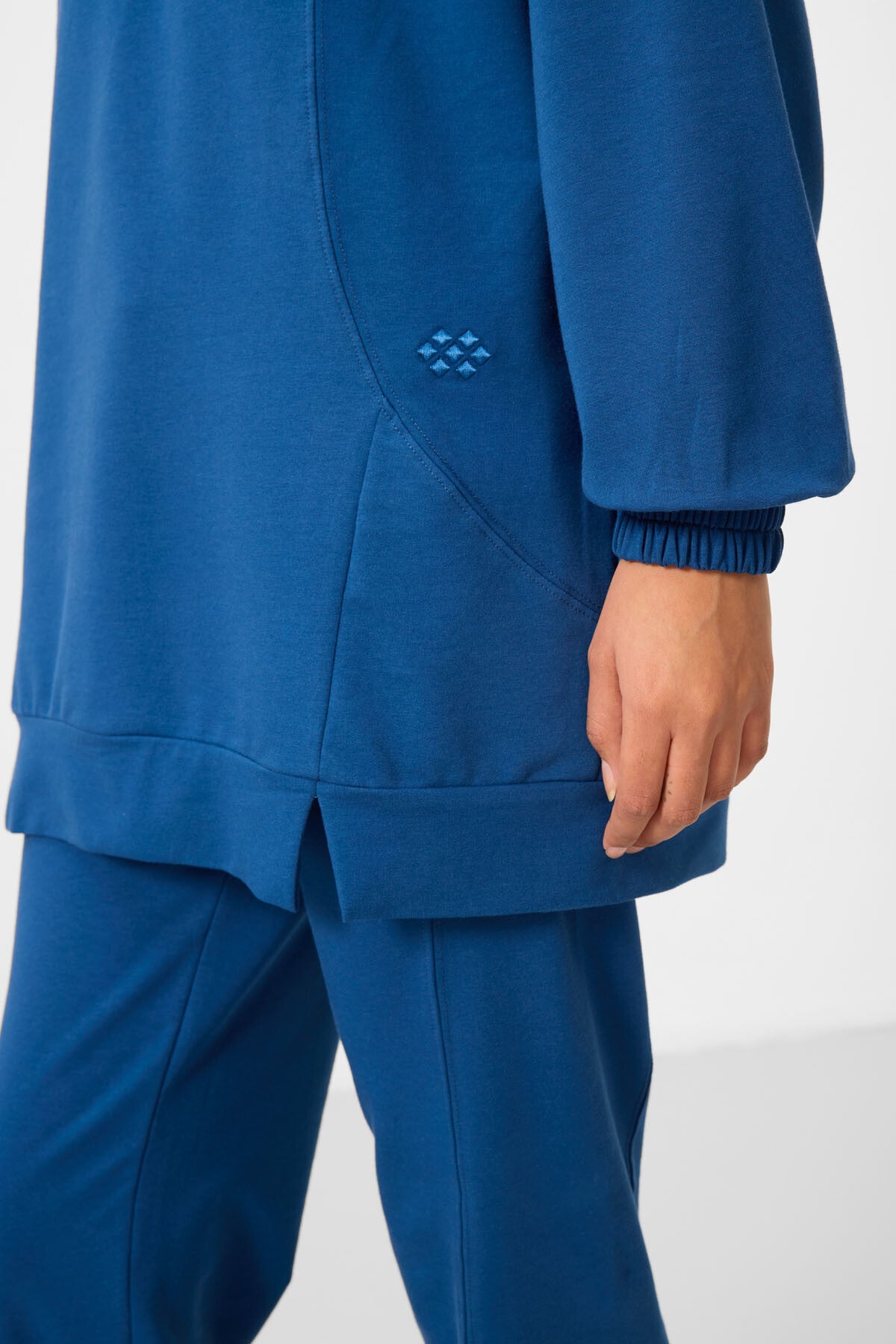 Parliament O Collar Basic Oversize Women's Tracksuit Tunic Set - 95347