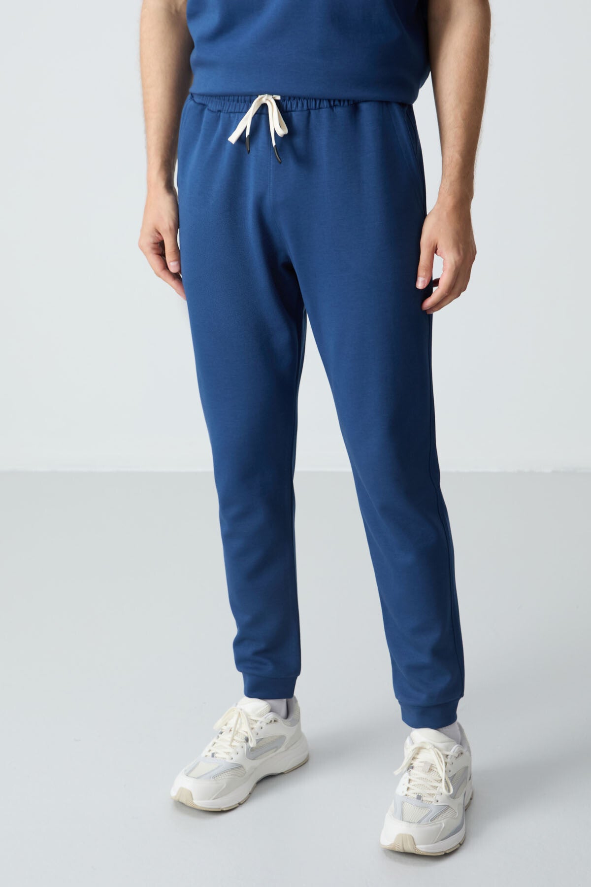 Parlament Cotton Thick Soft Textured Oversize Fit Basic Men's Tracksuit Set - 85261
