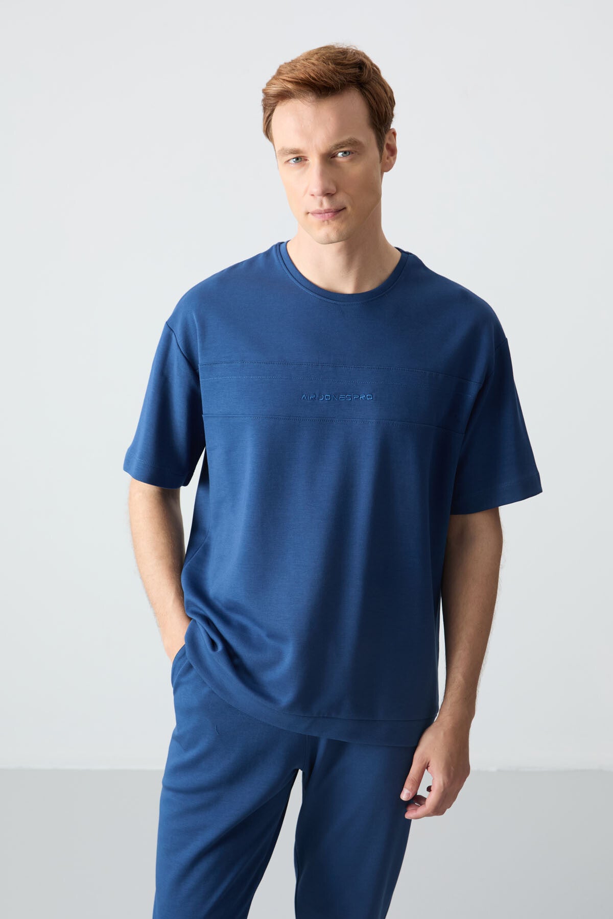 Parlament Cotton Thick Soft Textured Oversize Fit Basic Men's Tracksuit Set - 85261