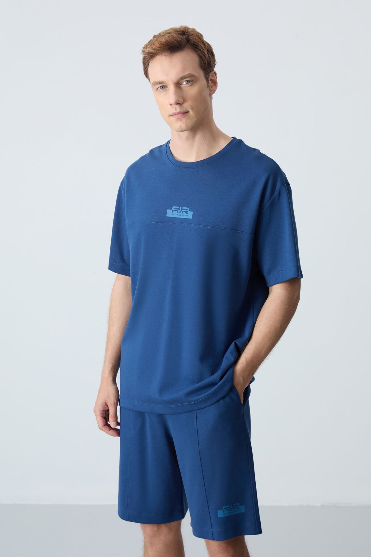 Parliament Cotton Thick Soft Textured Oversize Fit Basic Men's Shorts Set - 85259