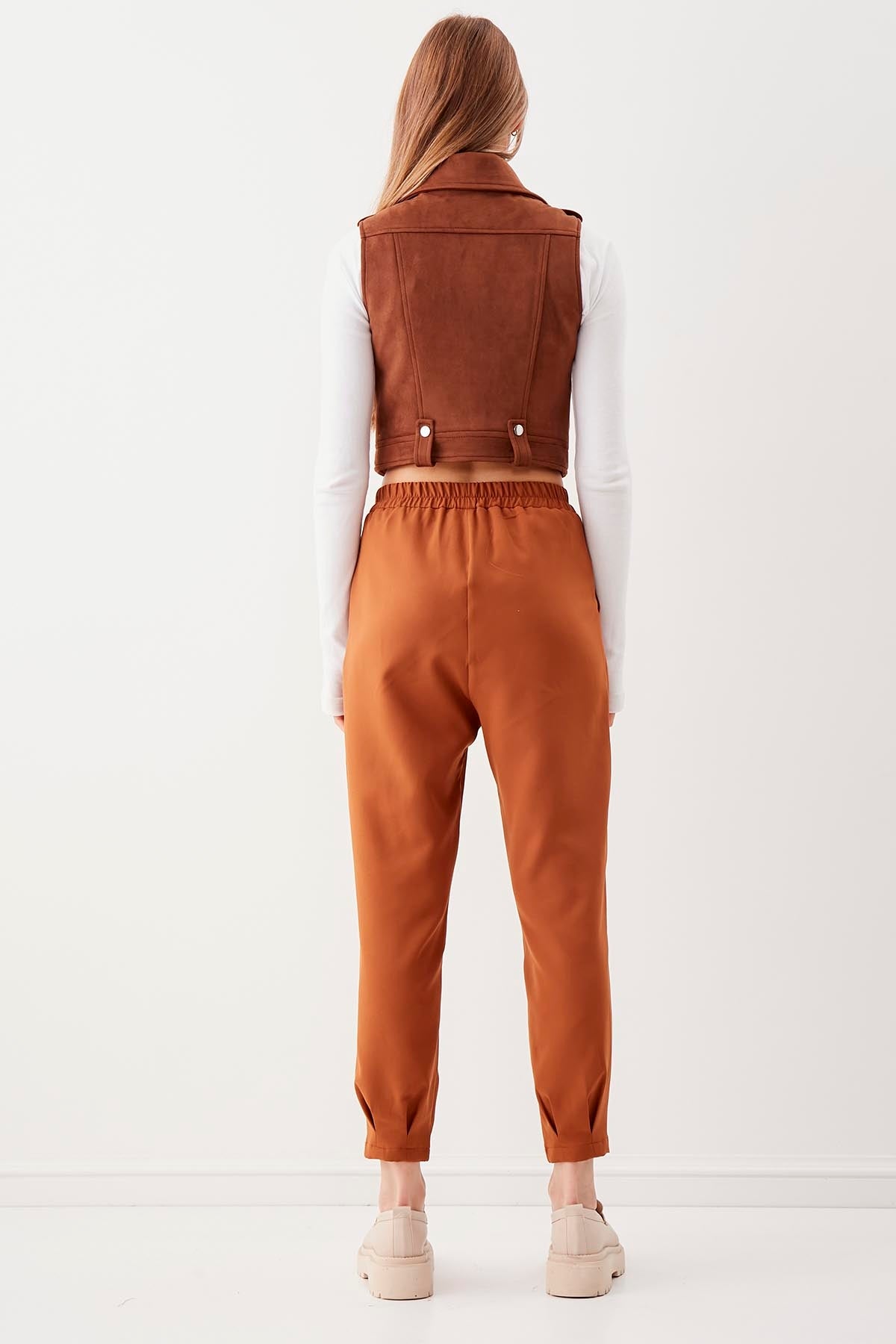 PLEATED TROUSERS