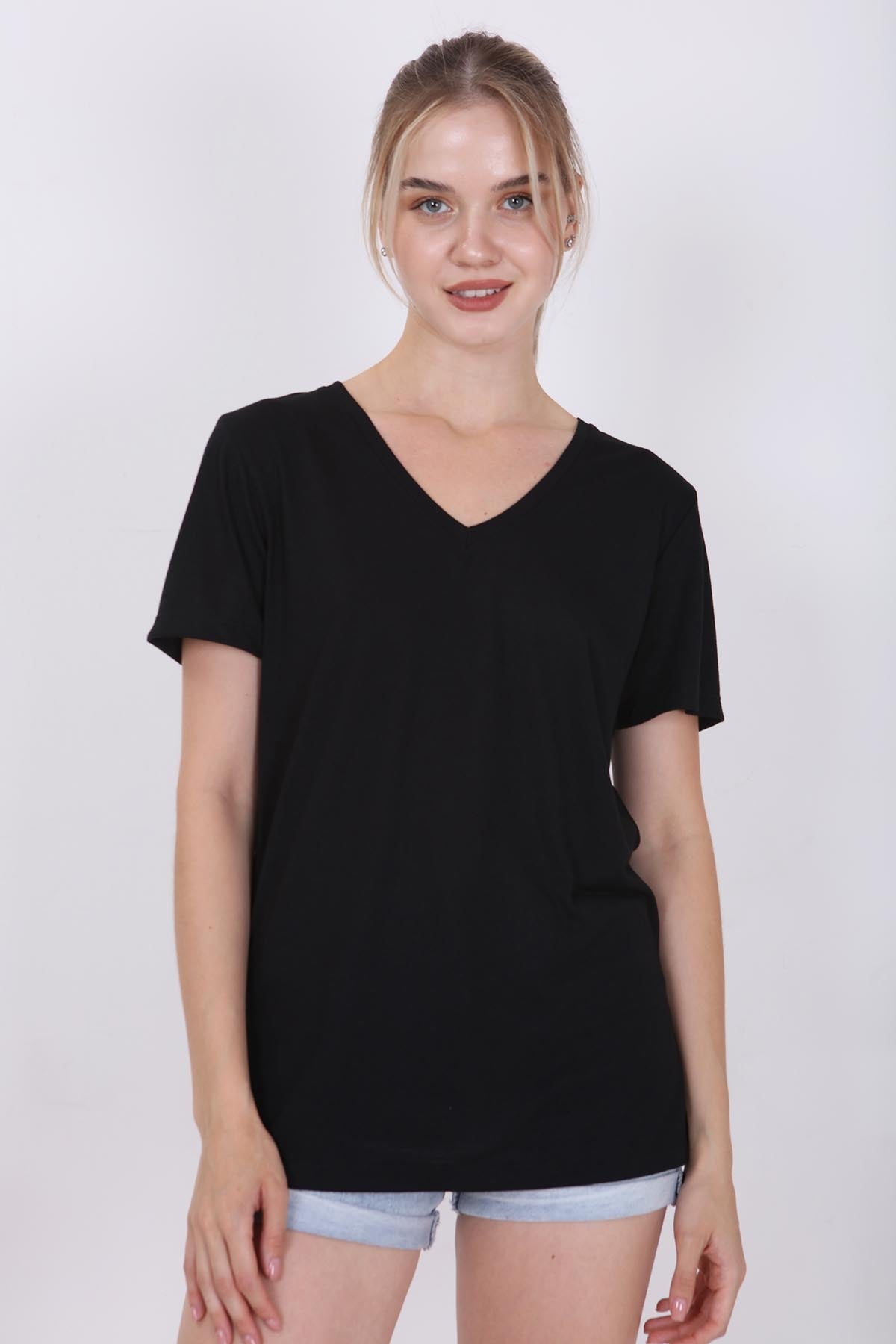 V COLLAR T-SHIRT