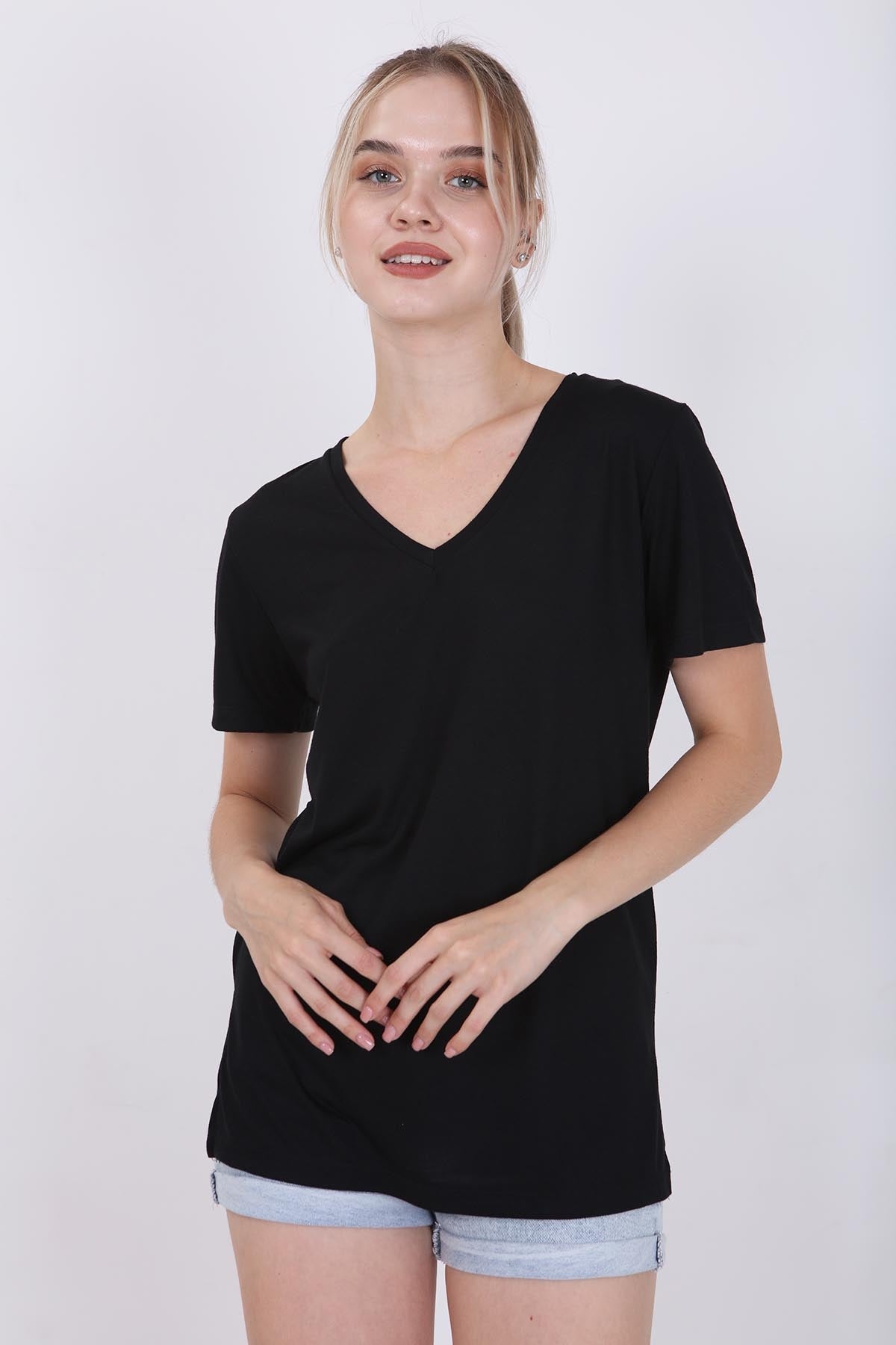 V COLLAR T-SHIRT