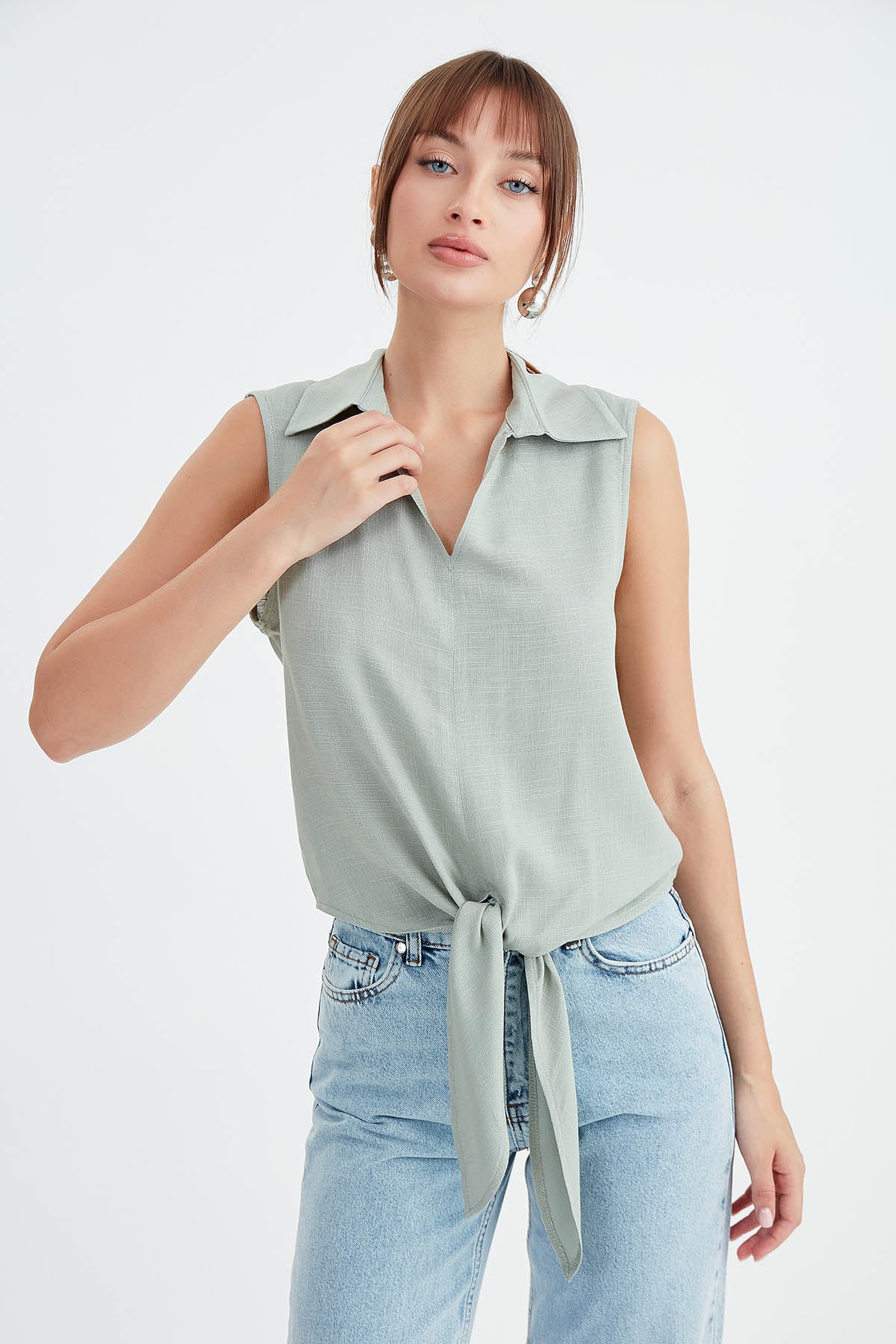 VISCOSE LINEN SHIRT