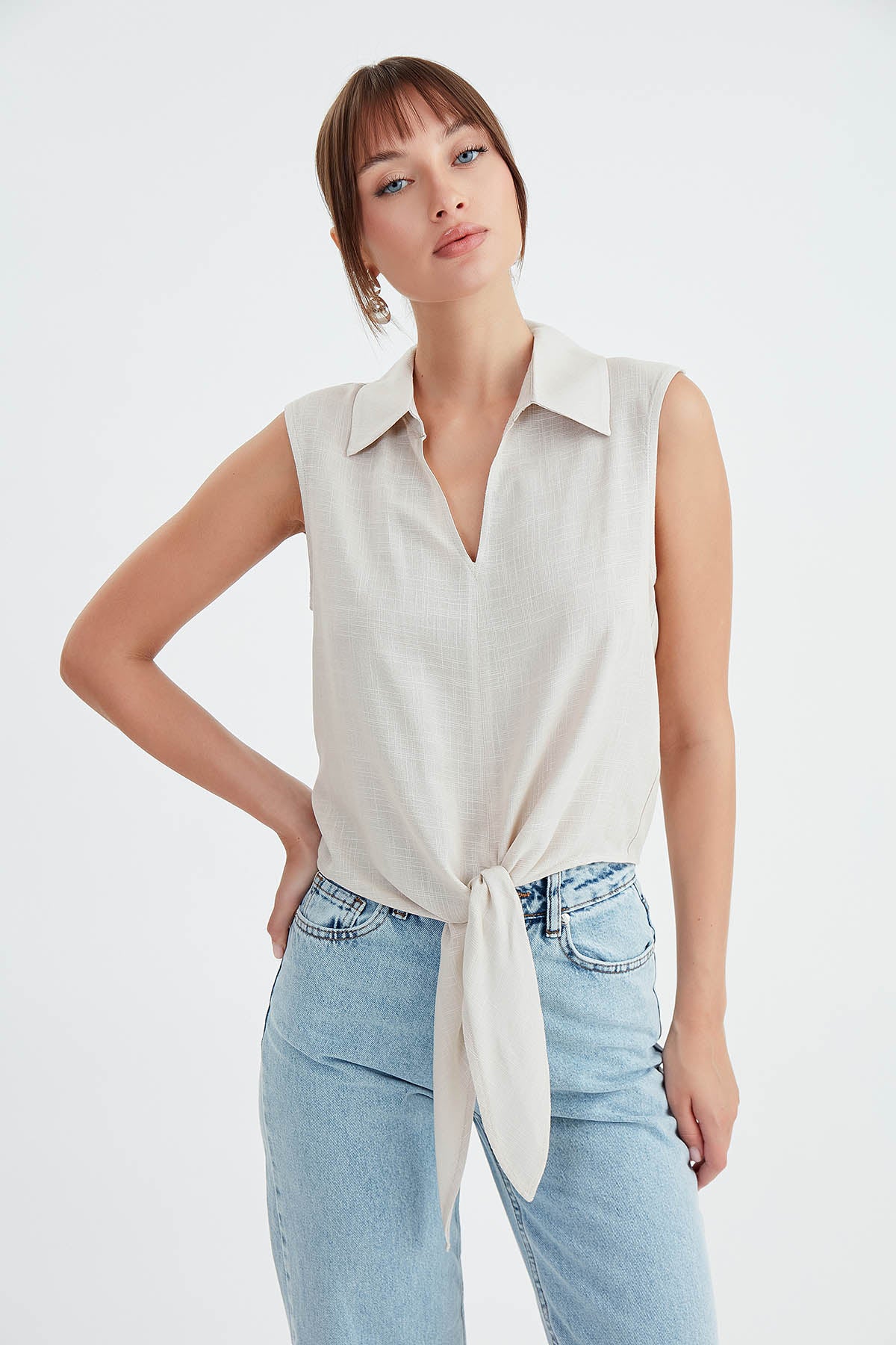 VISCOSE LINEN SHIRT