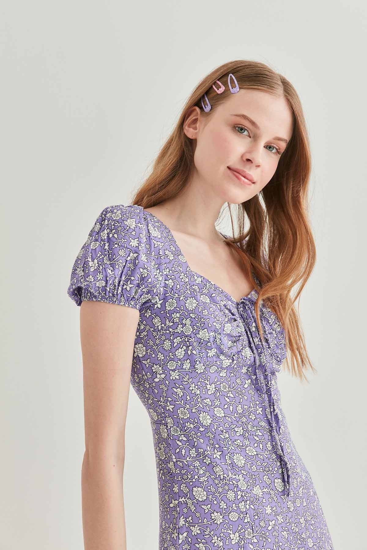 FLORAL MINI DRESS
